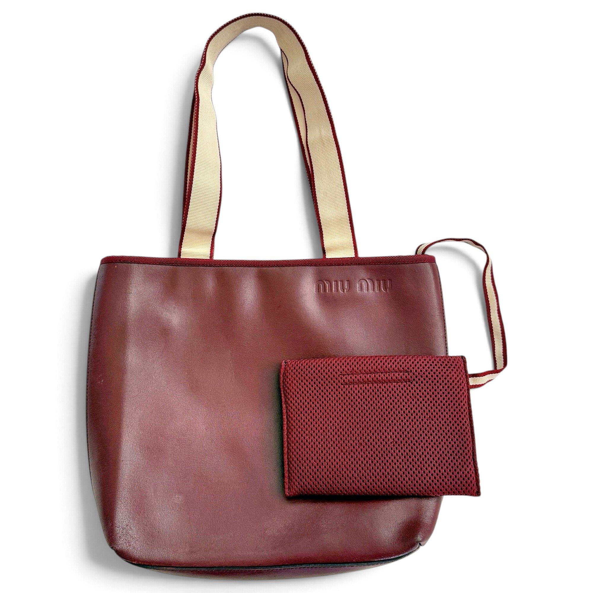Leather tote