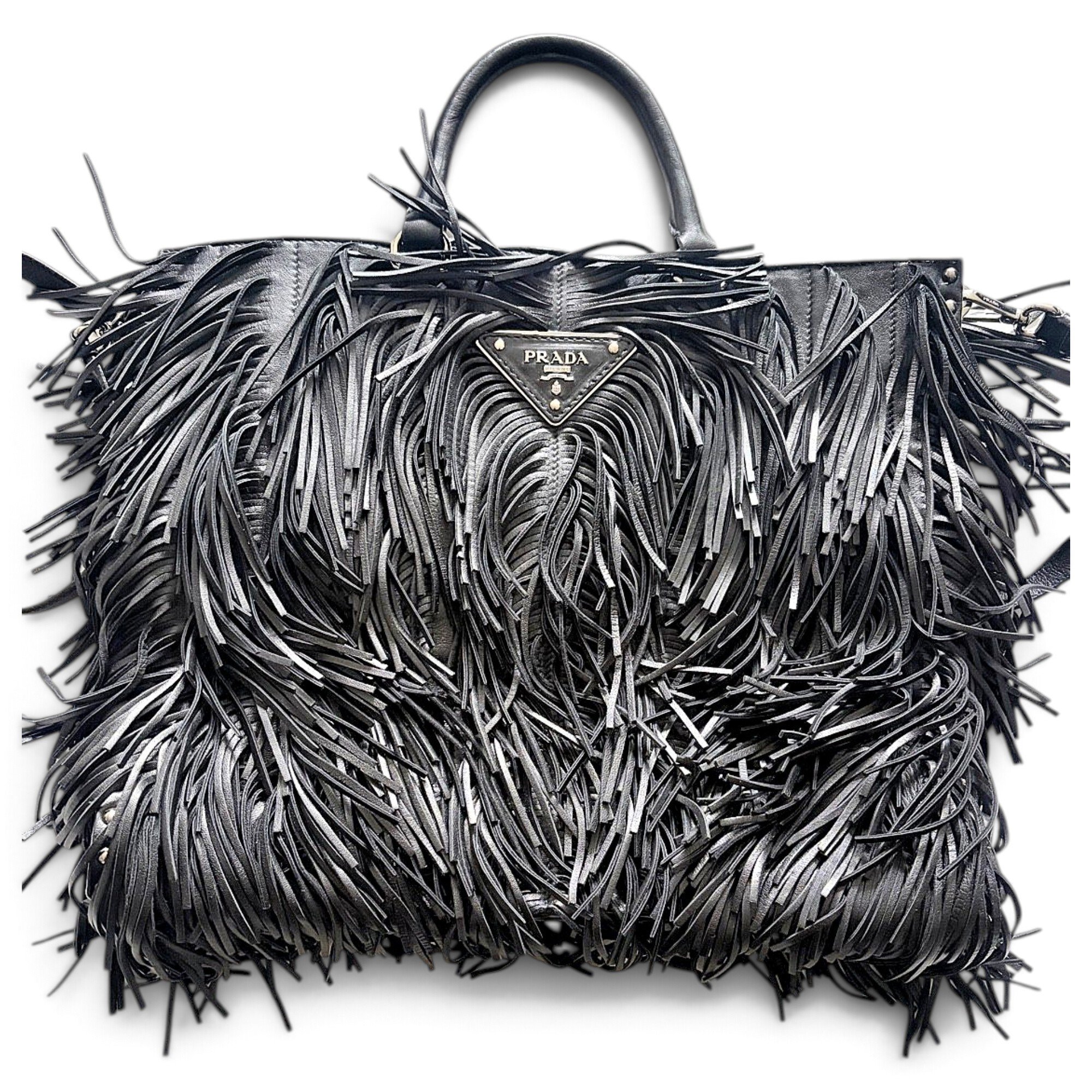Leather tote