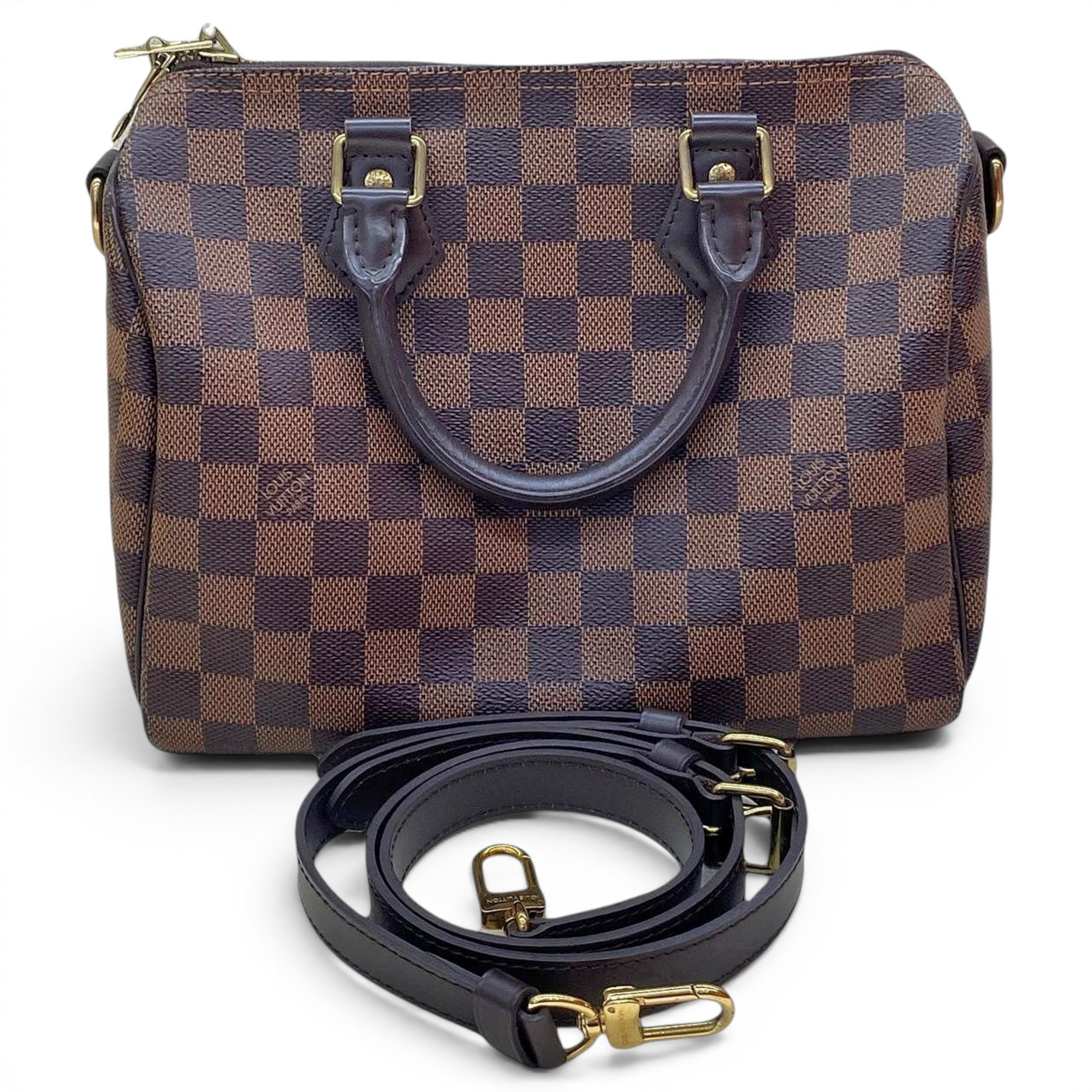 Speedy leather handbag