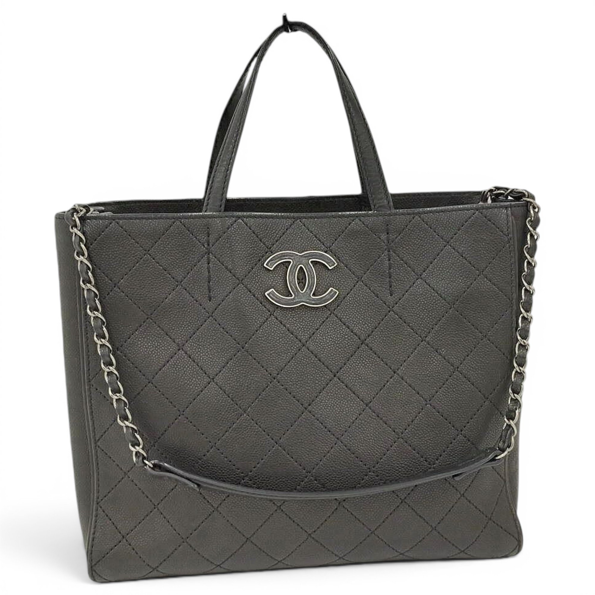 Leather tote