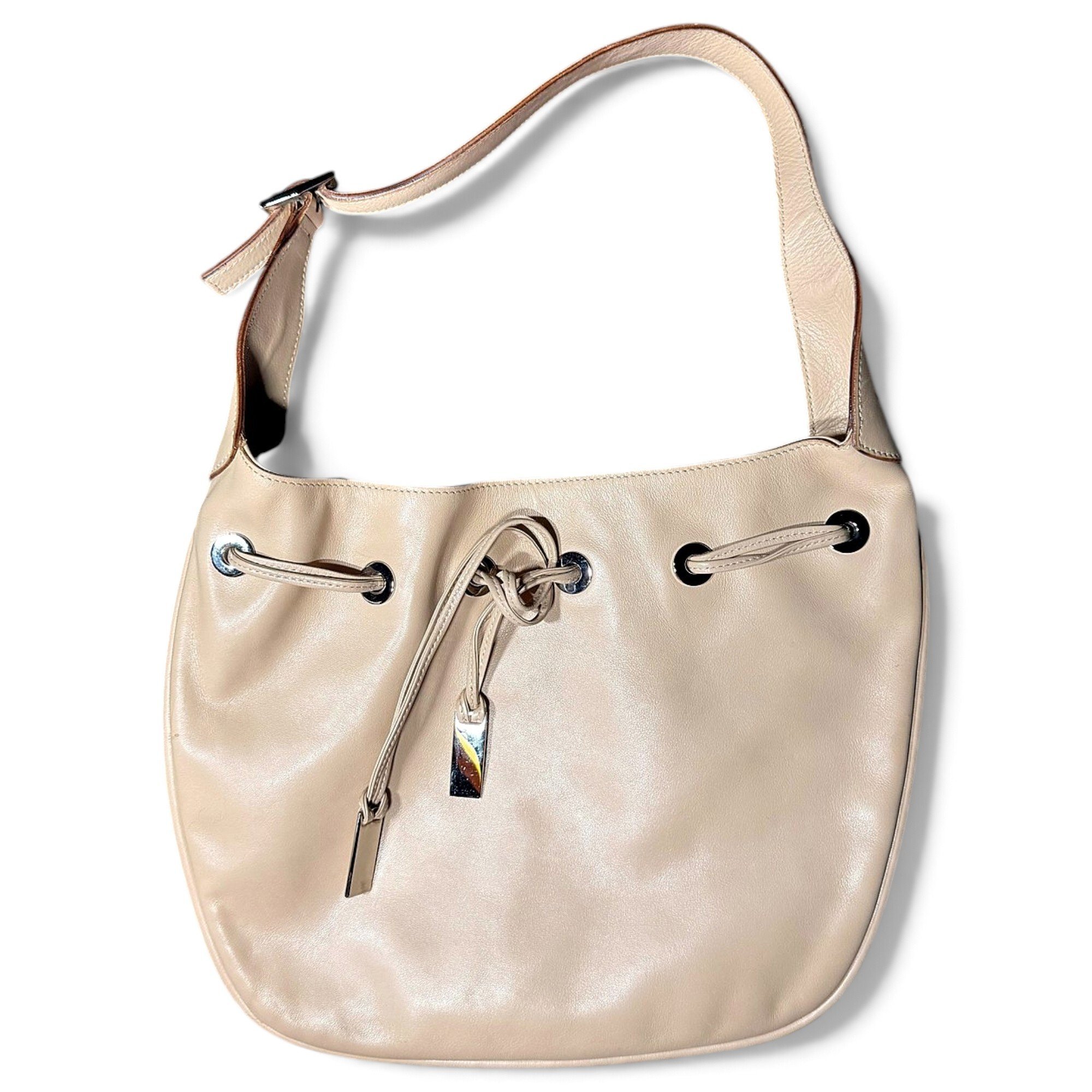 Hobo leather handbag