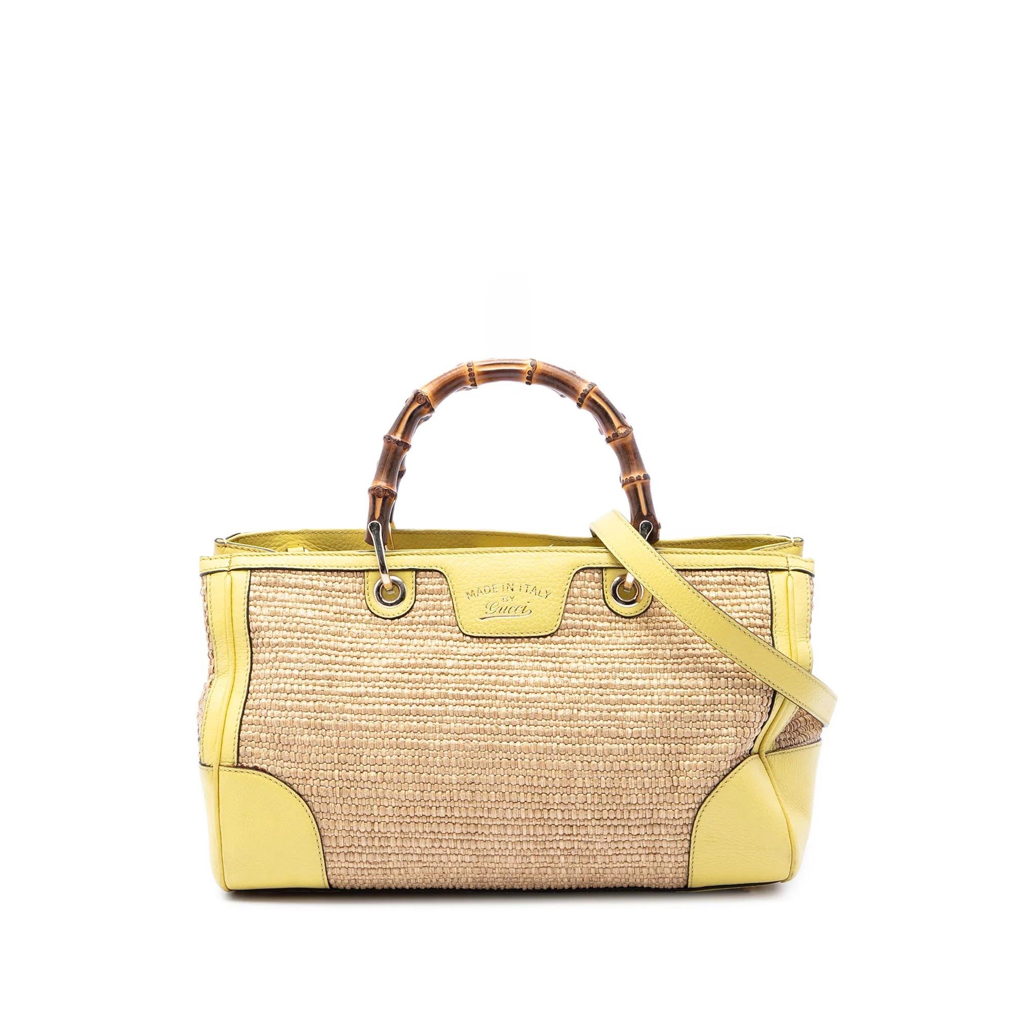 Bamboo leather satchel