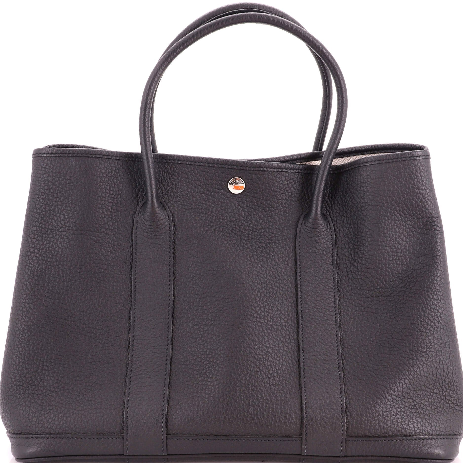 Leather tote