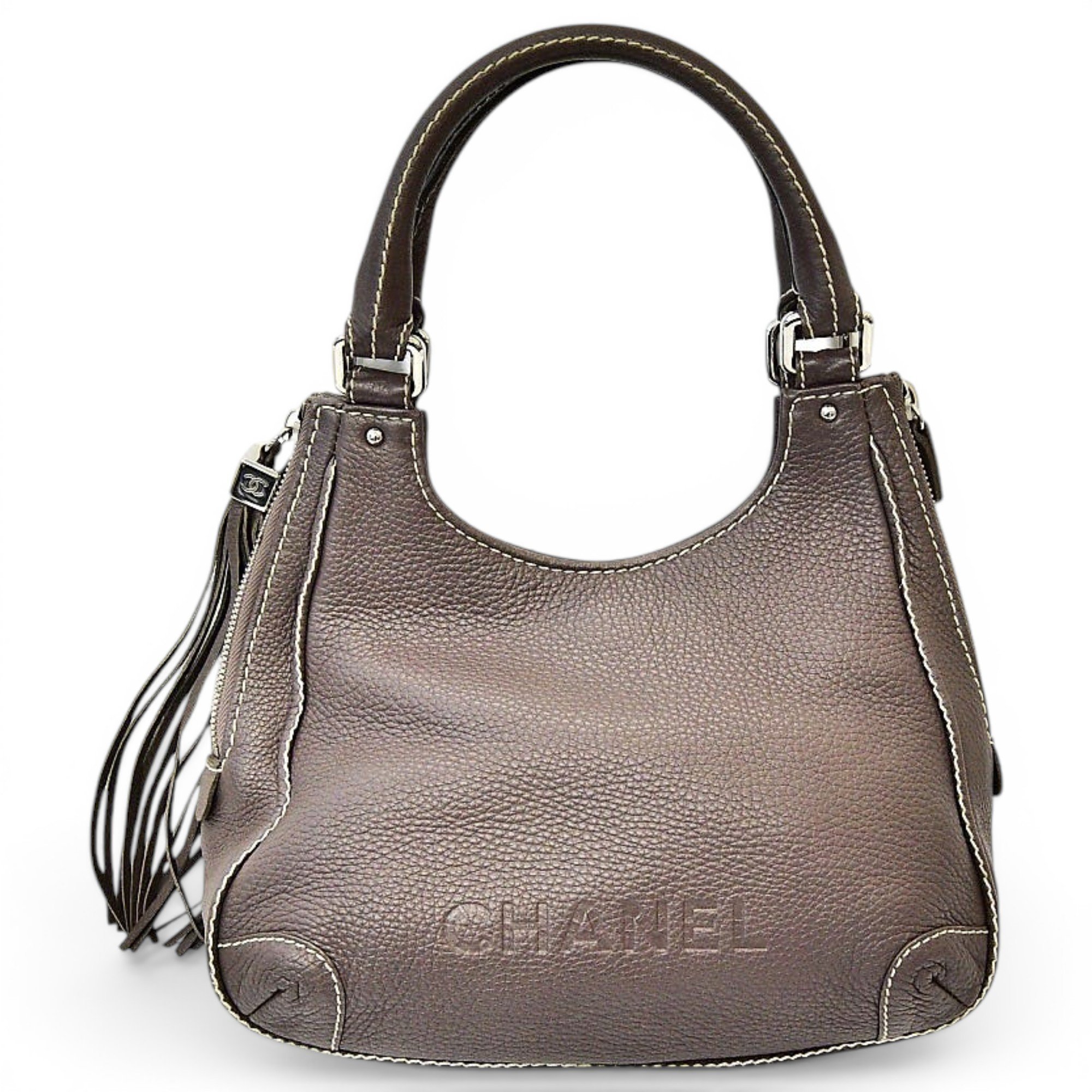 Leather handbag