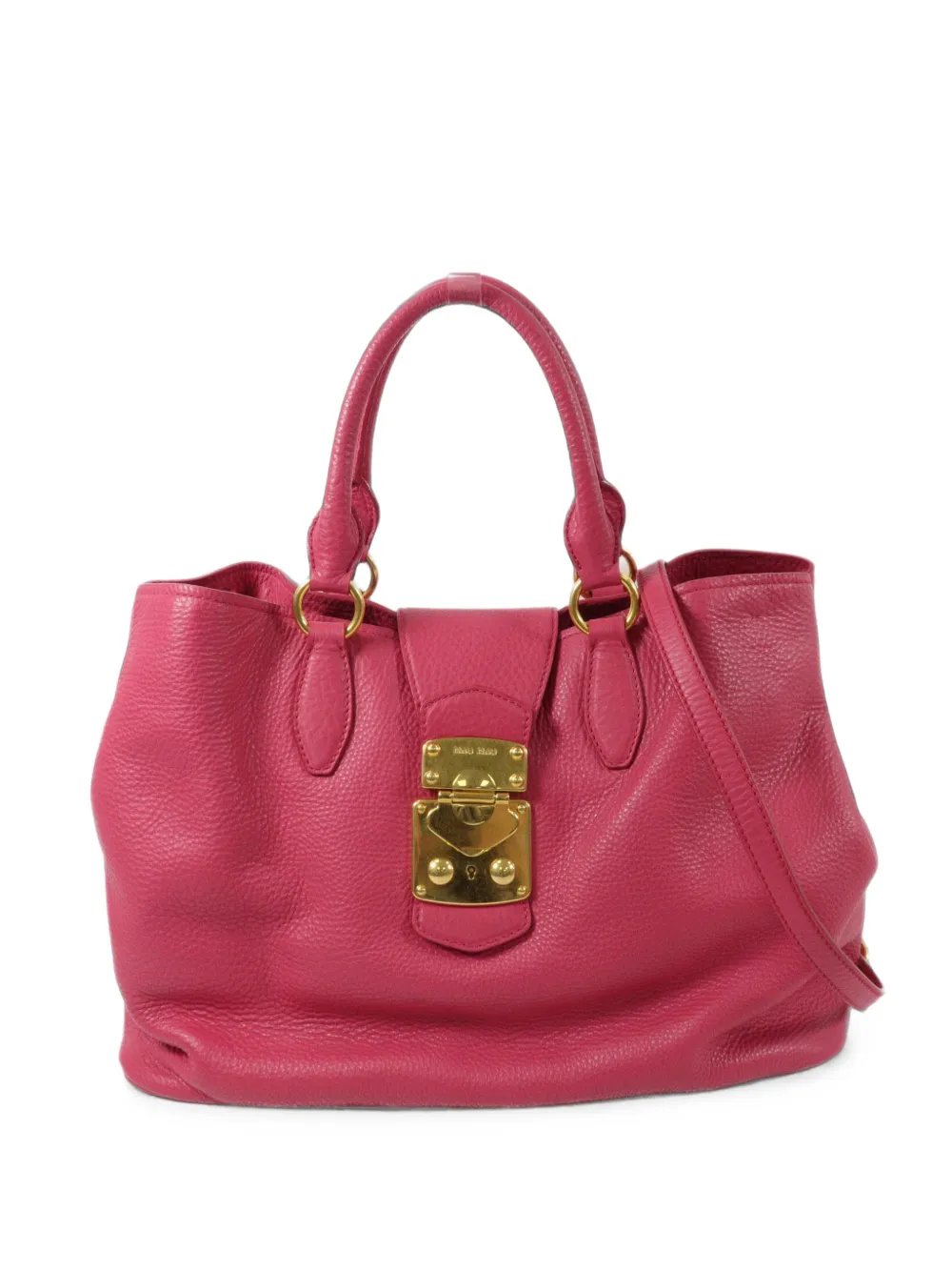 Miu Miu Madras two-way tote bag