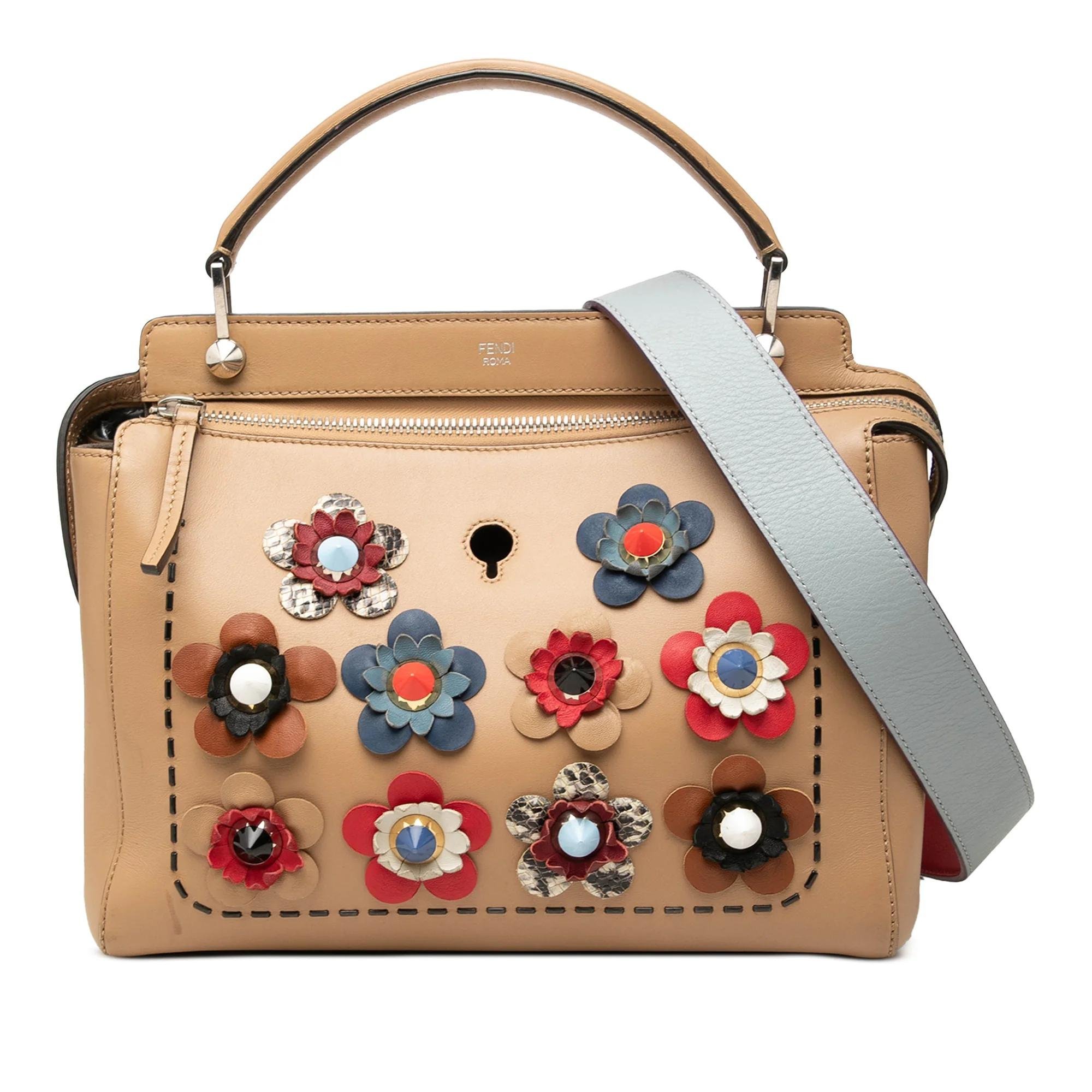Fendi Pocket leather handbag