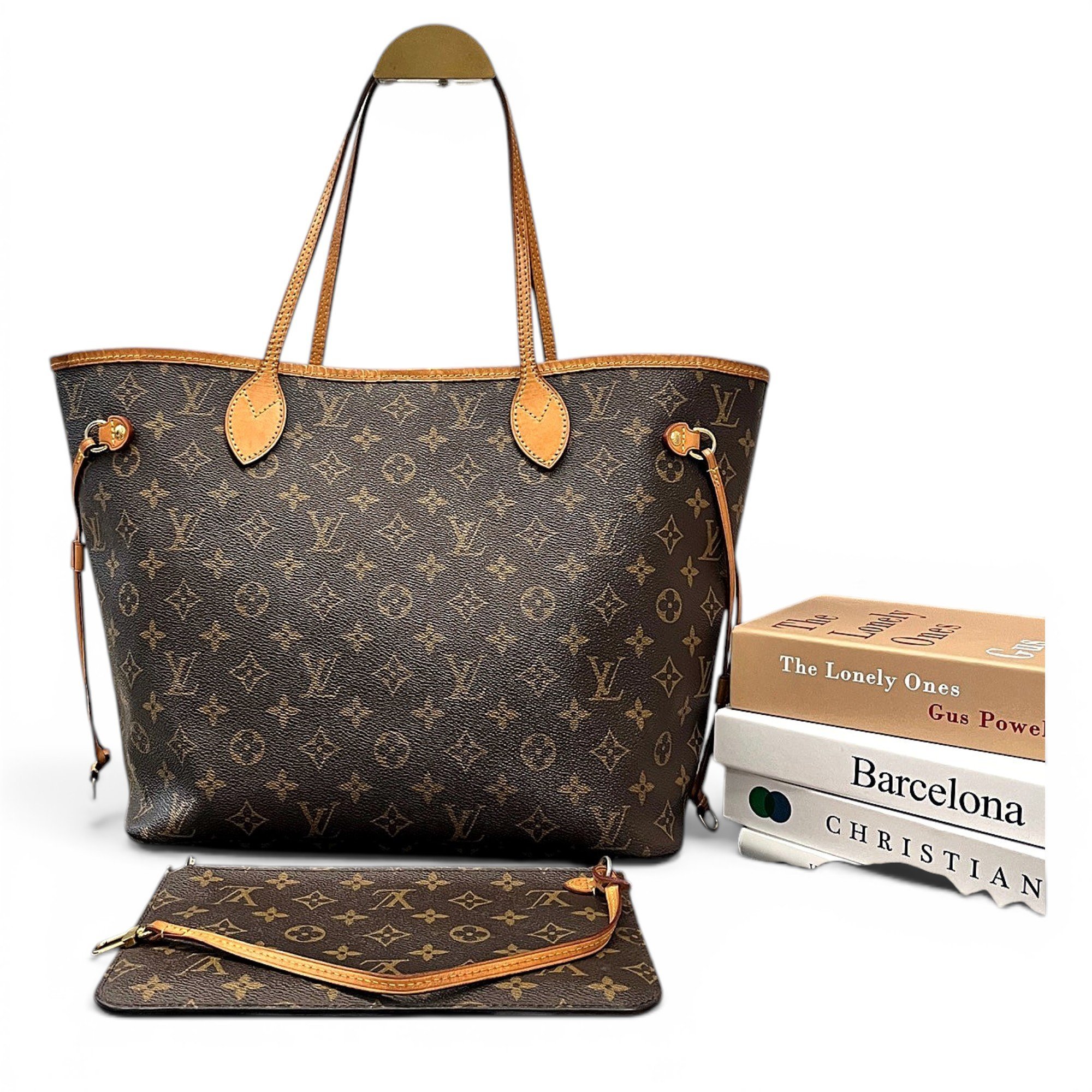 Neverfull leather tote