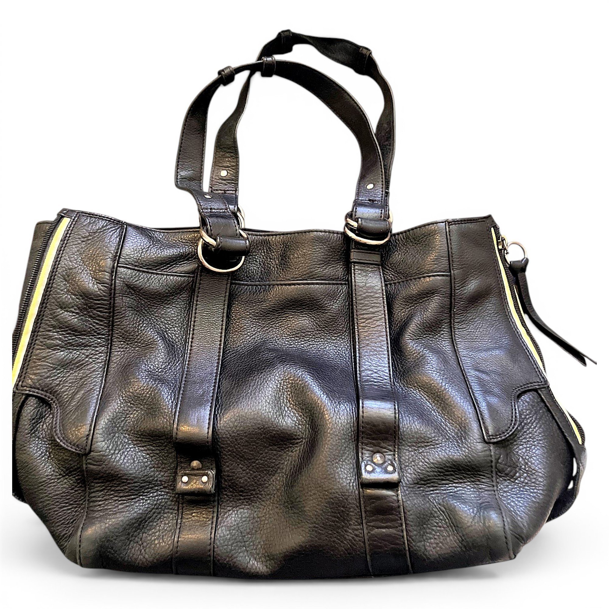 Leather handbag