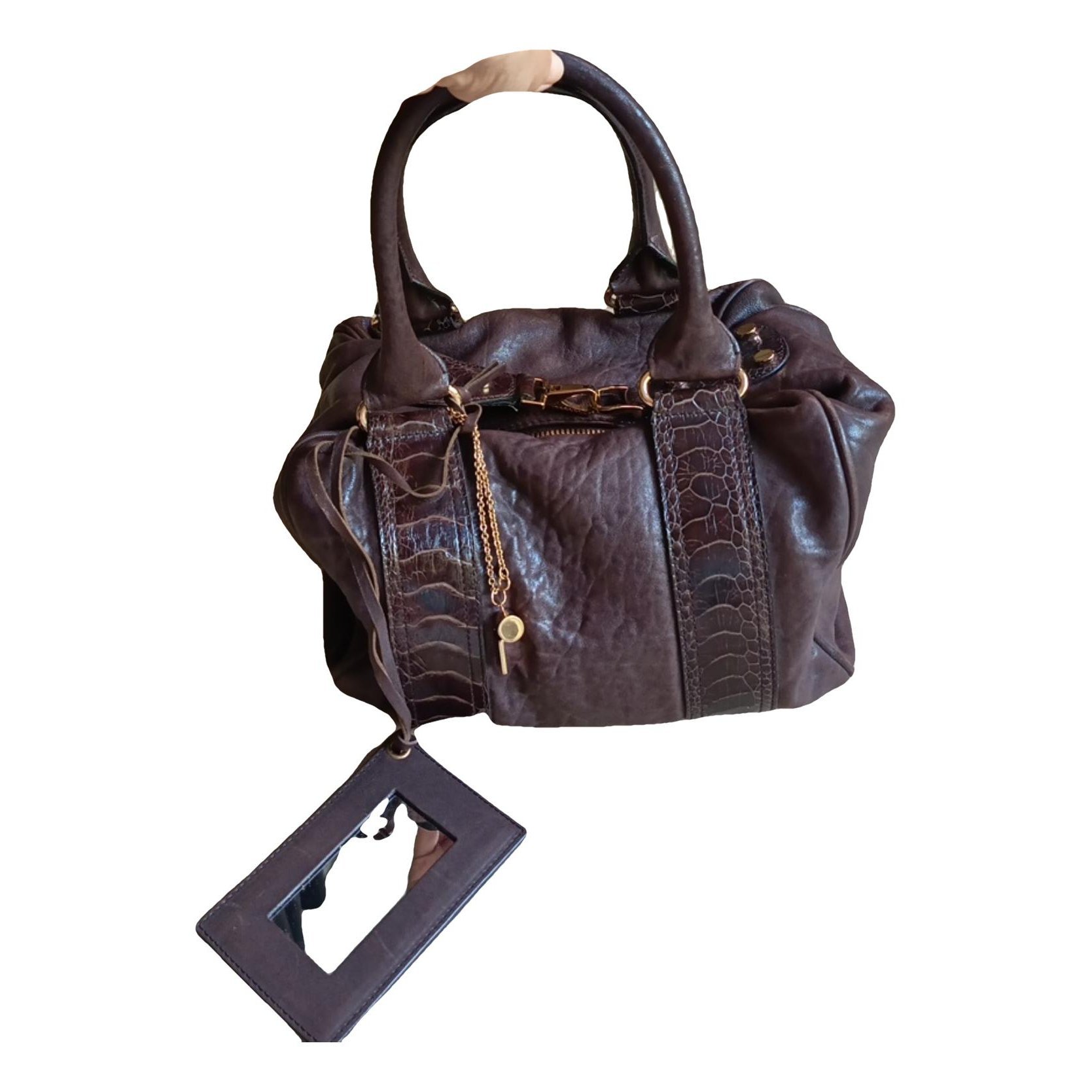 Leather handbag