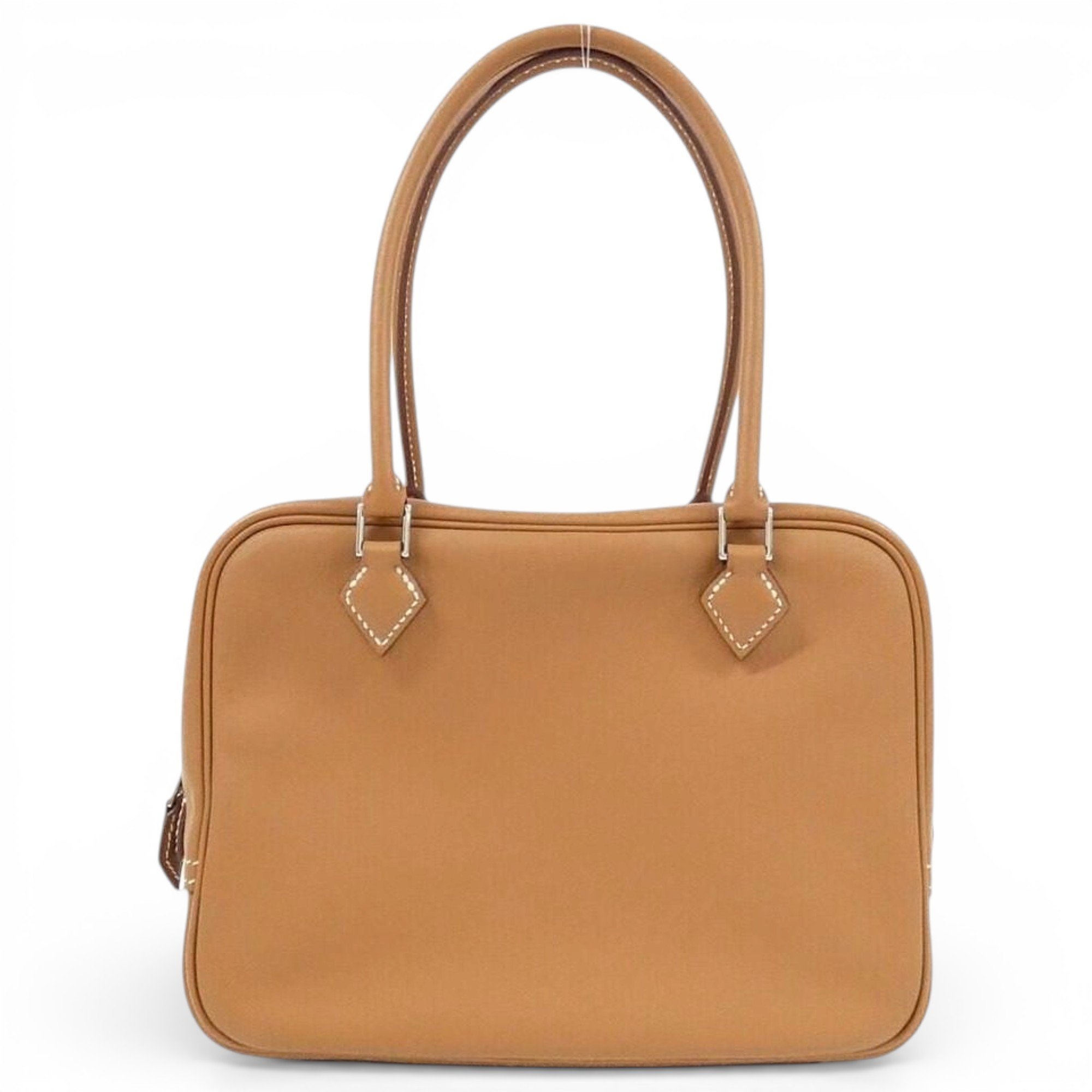 Plume leather handbag