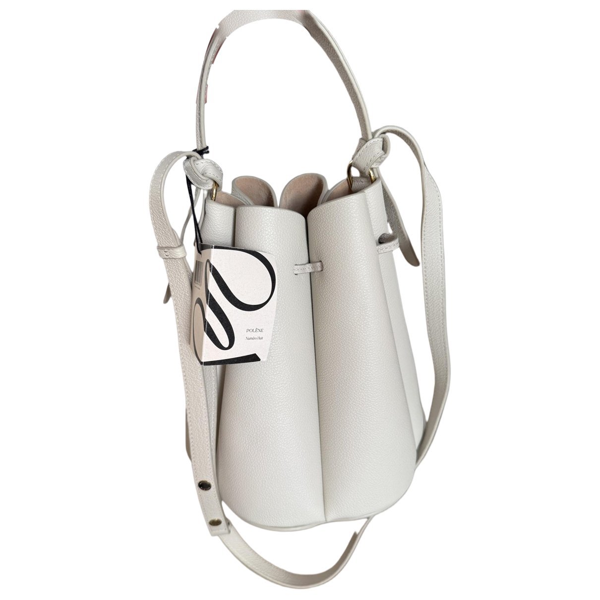 Polene Numéro Huit leather handbag