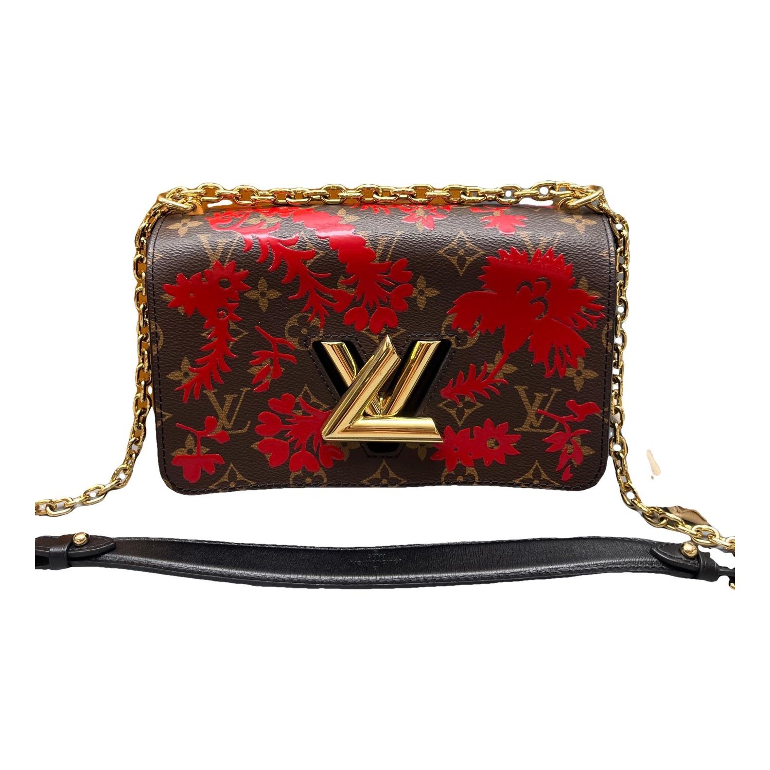 Twist leather handbag
