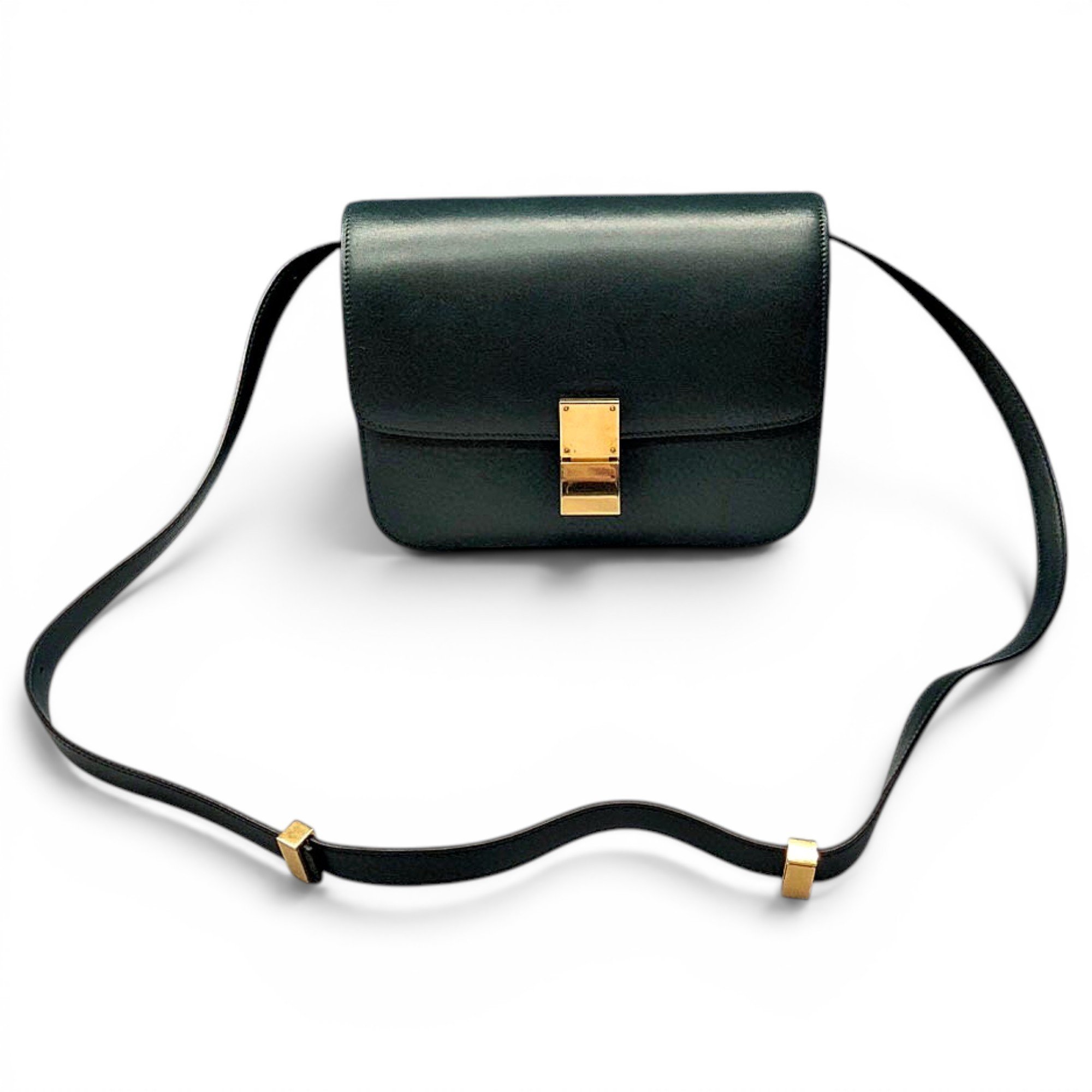 Classic leather crossbody bag