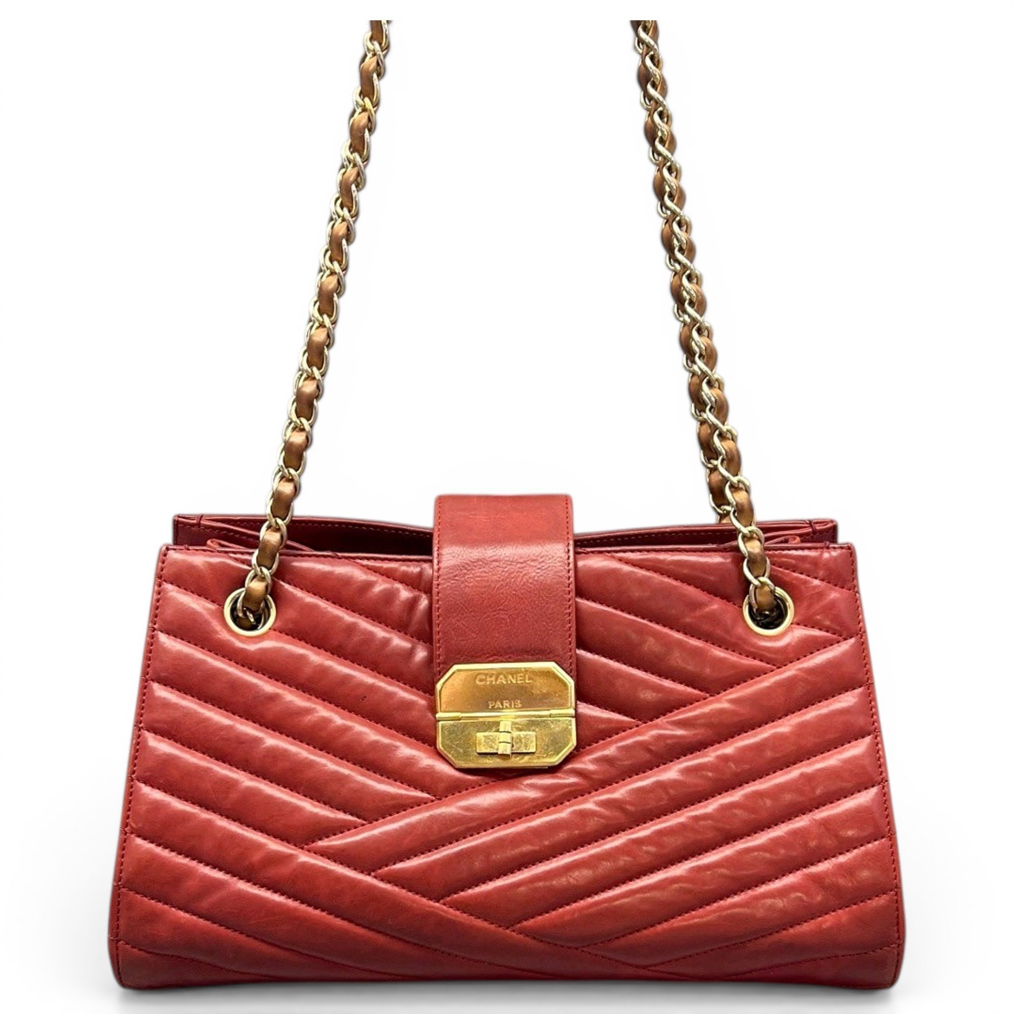 Leather handbag
