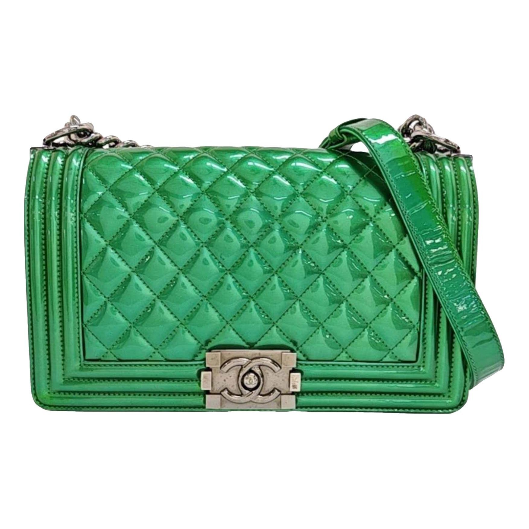 Boy patent leather crossbody bag