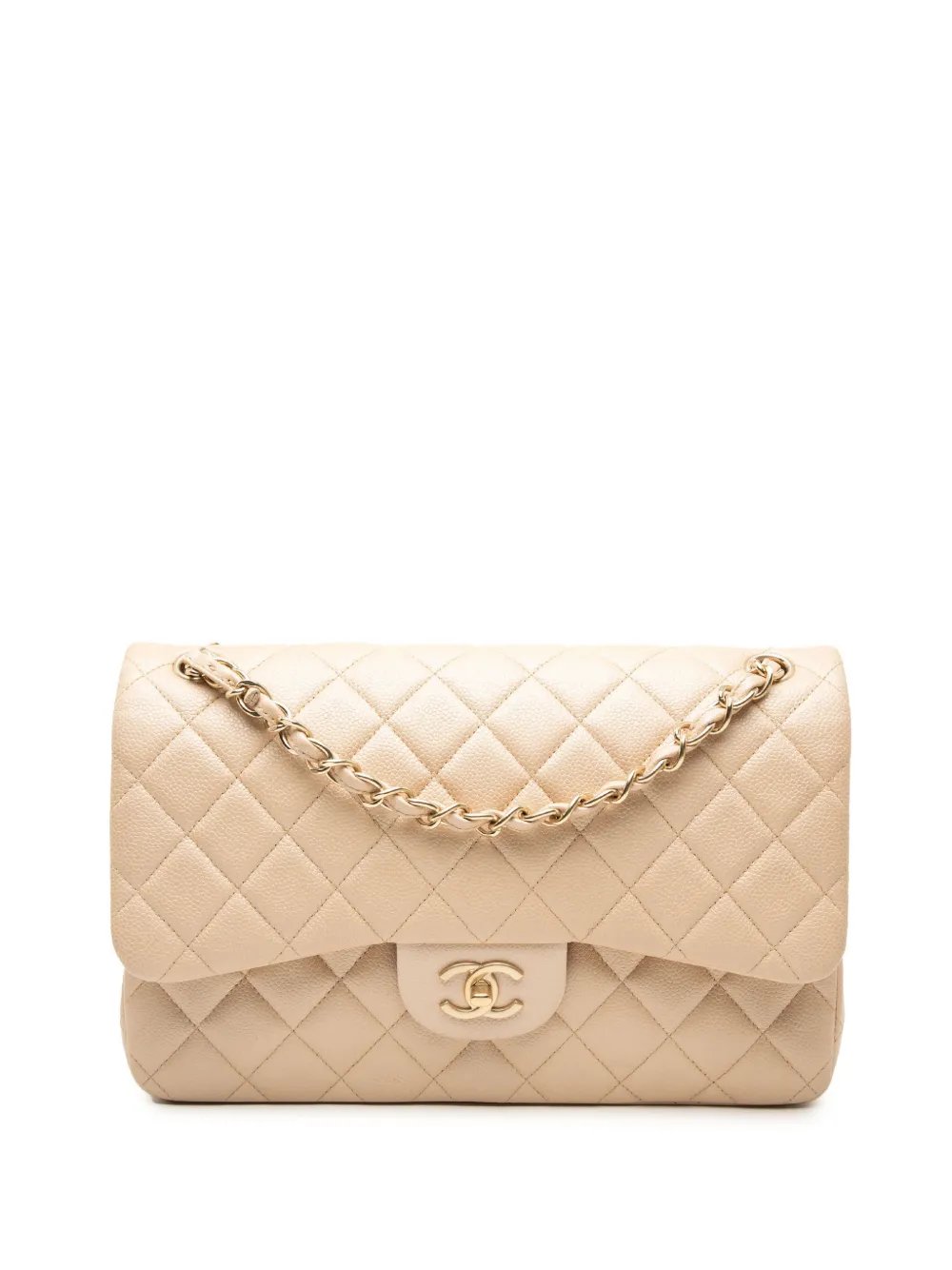 2014-2015 Jumbo Classic Caviar Double Flap shoulder bag