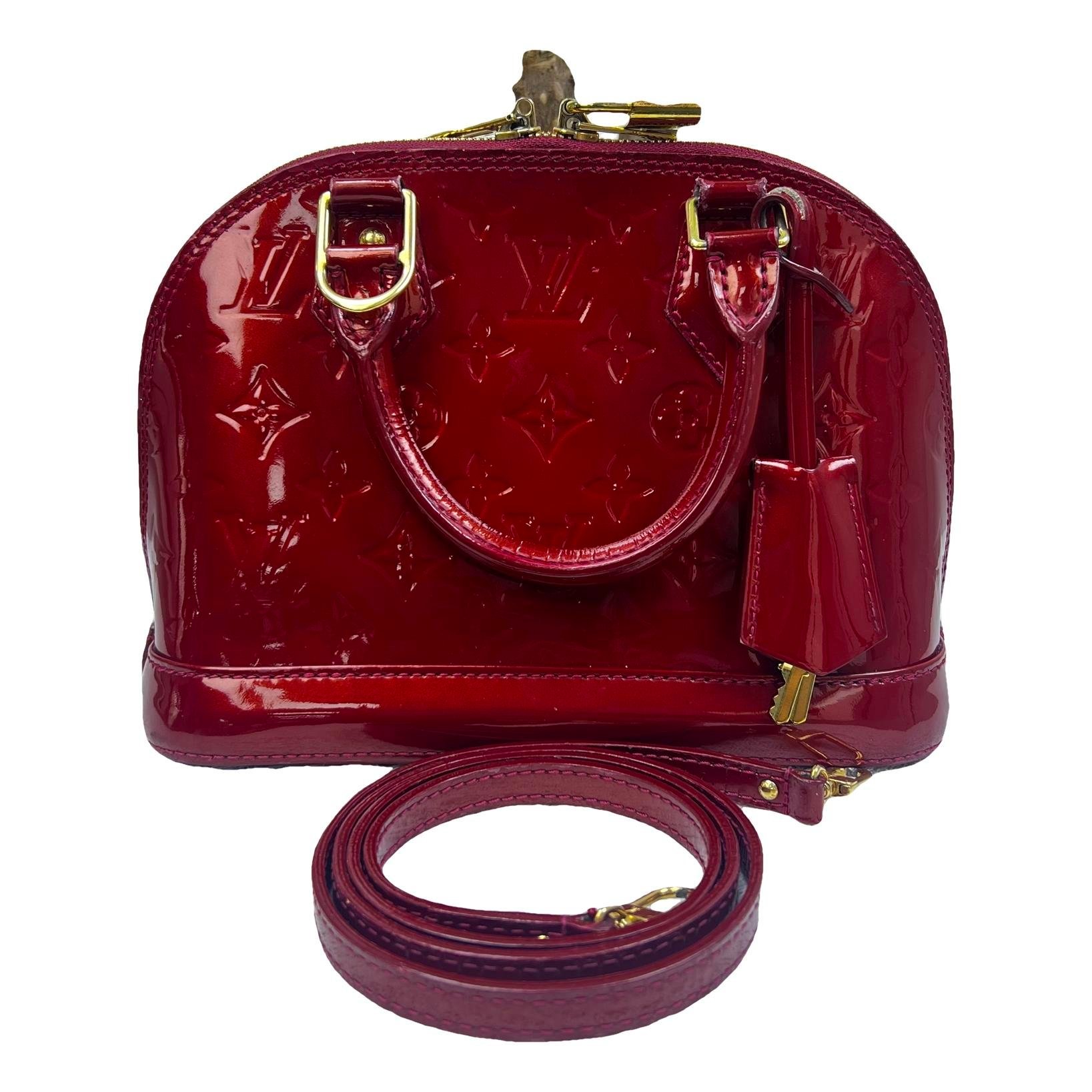 Alma BB patent leather handbag