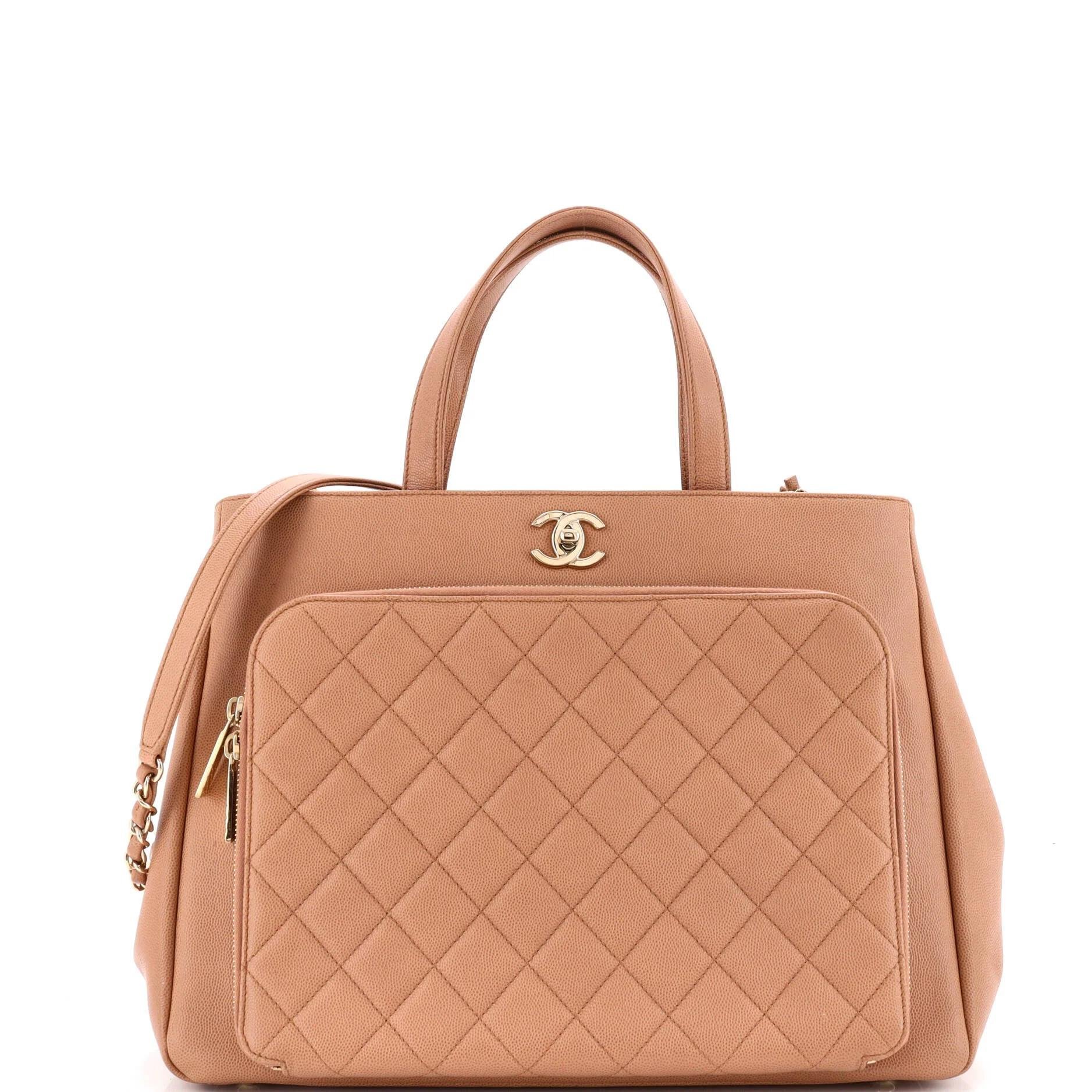 Leather tote