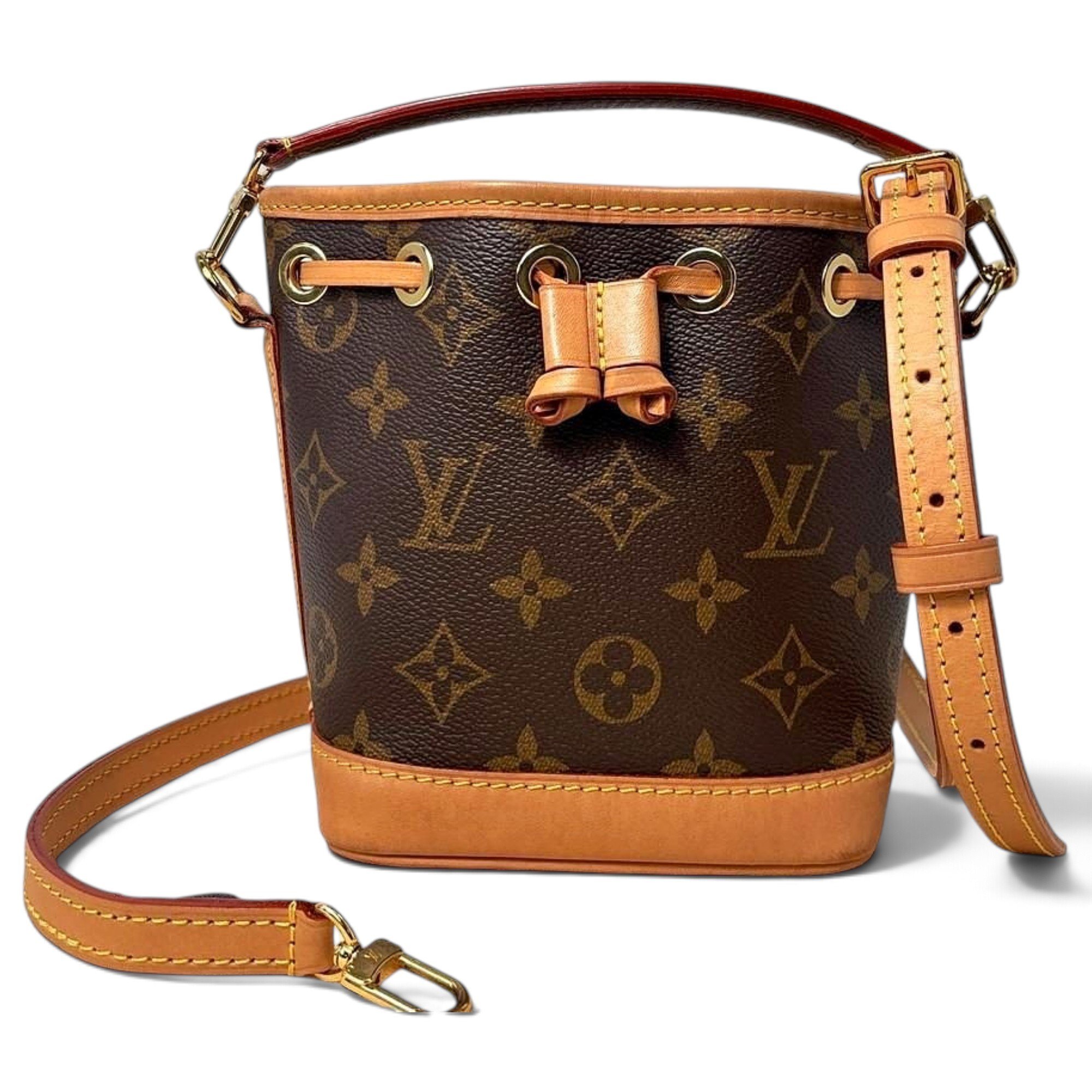 Nano Noé leather bag
