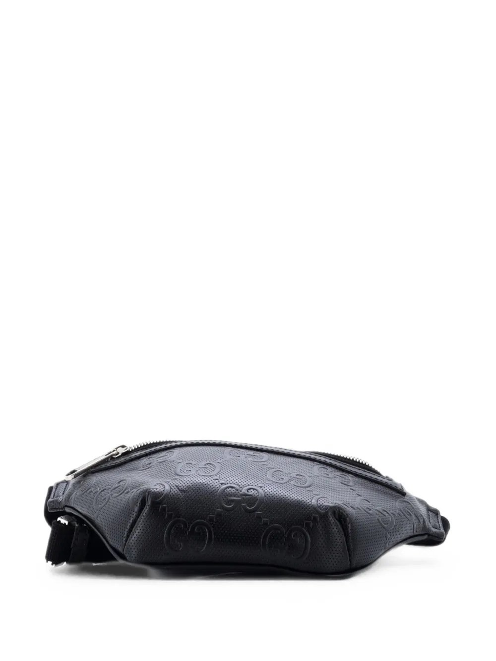 GG Embossed Perforated Leather Small belt bag