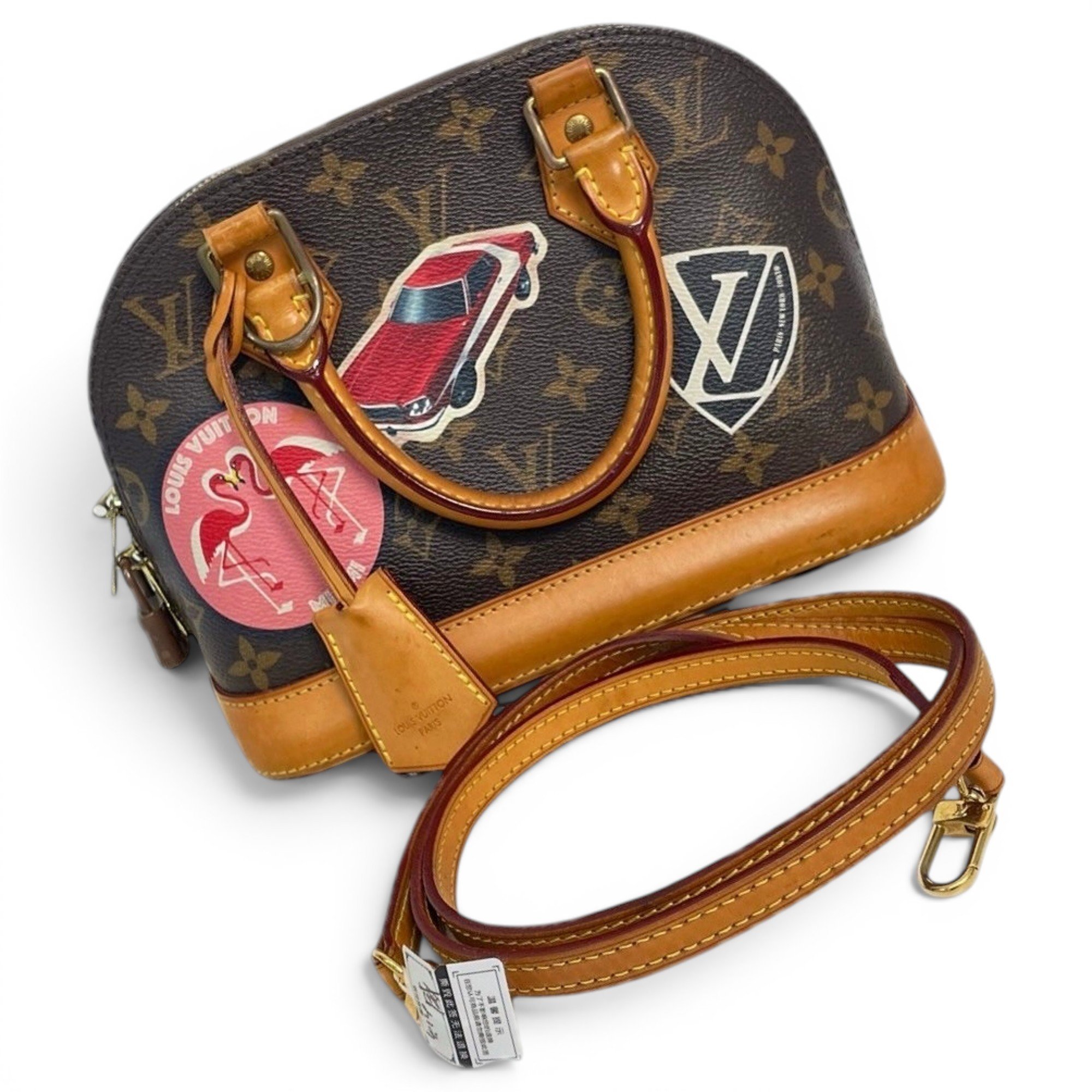 Alma BB leather handbag