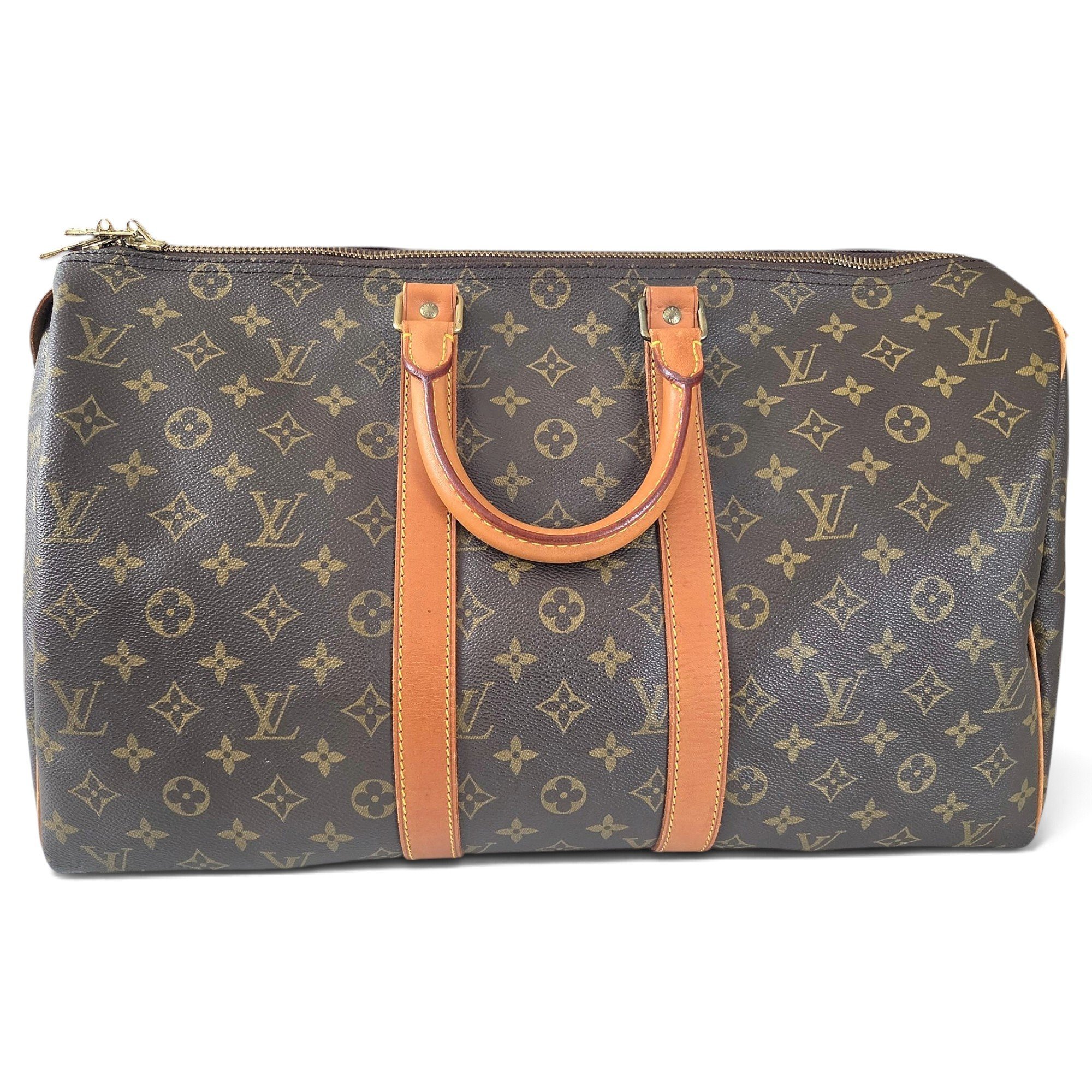 Keepall leather 48h bag