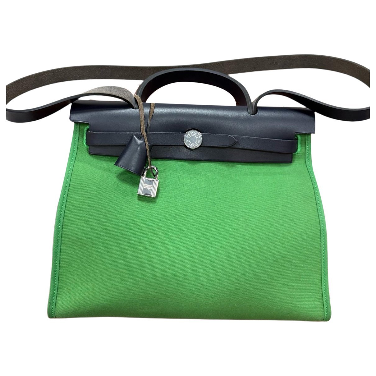 Hermes Herbag cloth handbag