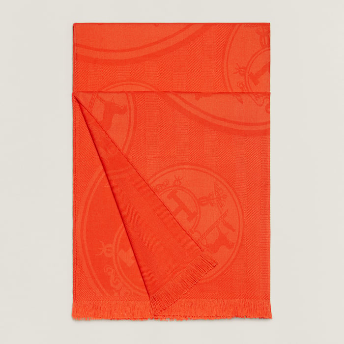 Orange Vif New Libris Stole