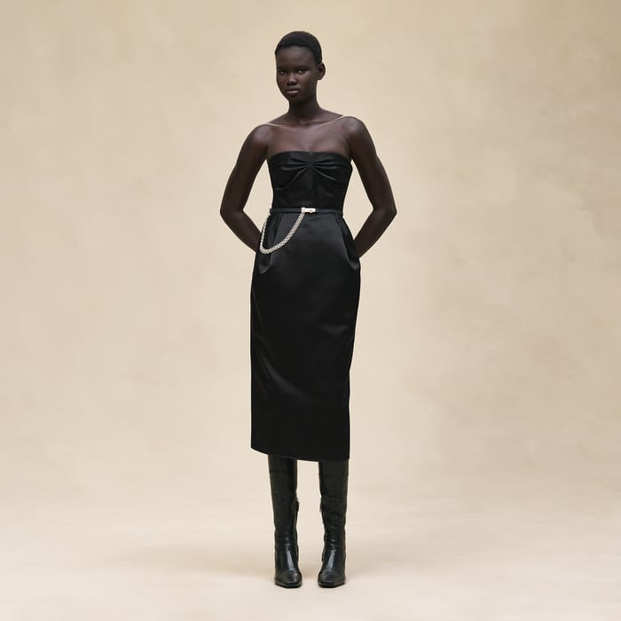 Noir Bustier Dress