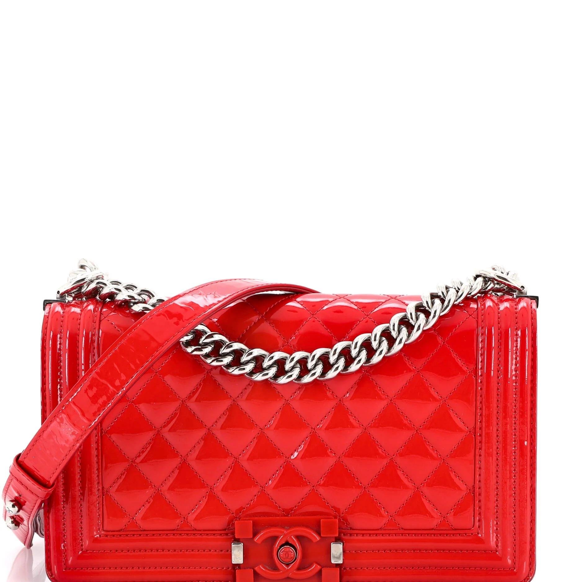 Boy patent leather handbag