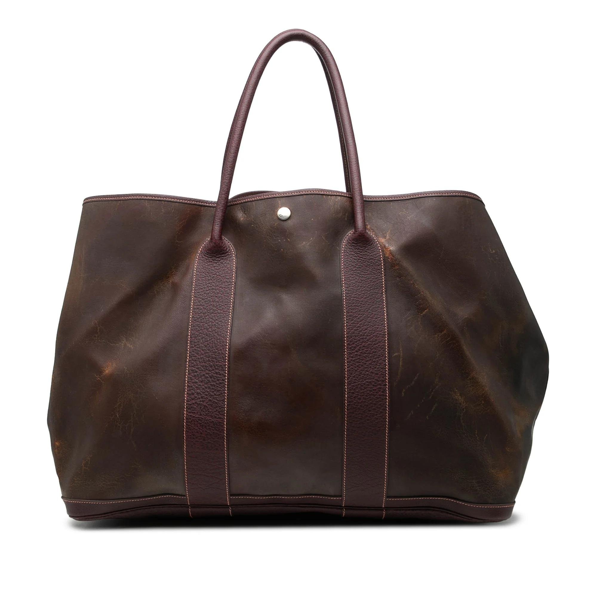 Garden Party leather handbag