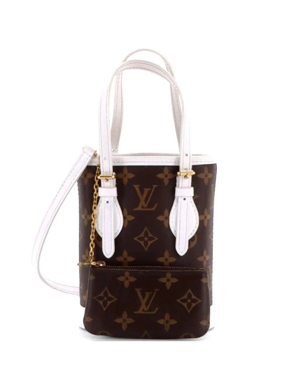 LV Match Monogram Canvas Nano bucket bag