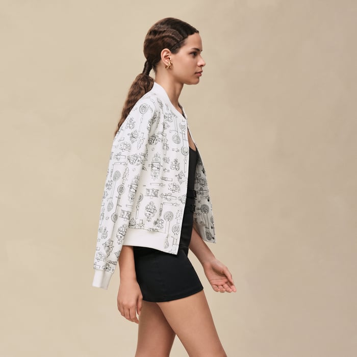 Blanc Cassé "Ferronnerie Remix" Varsity Jacket