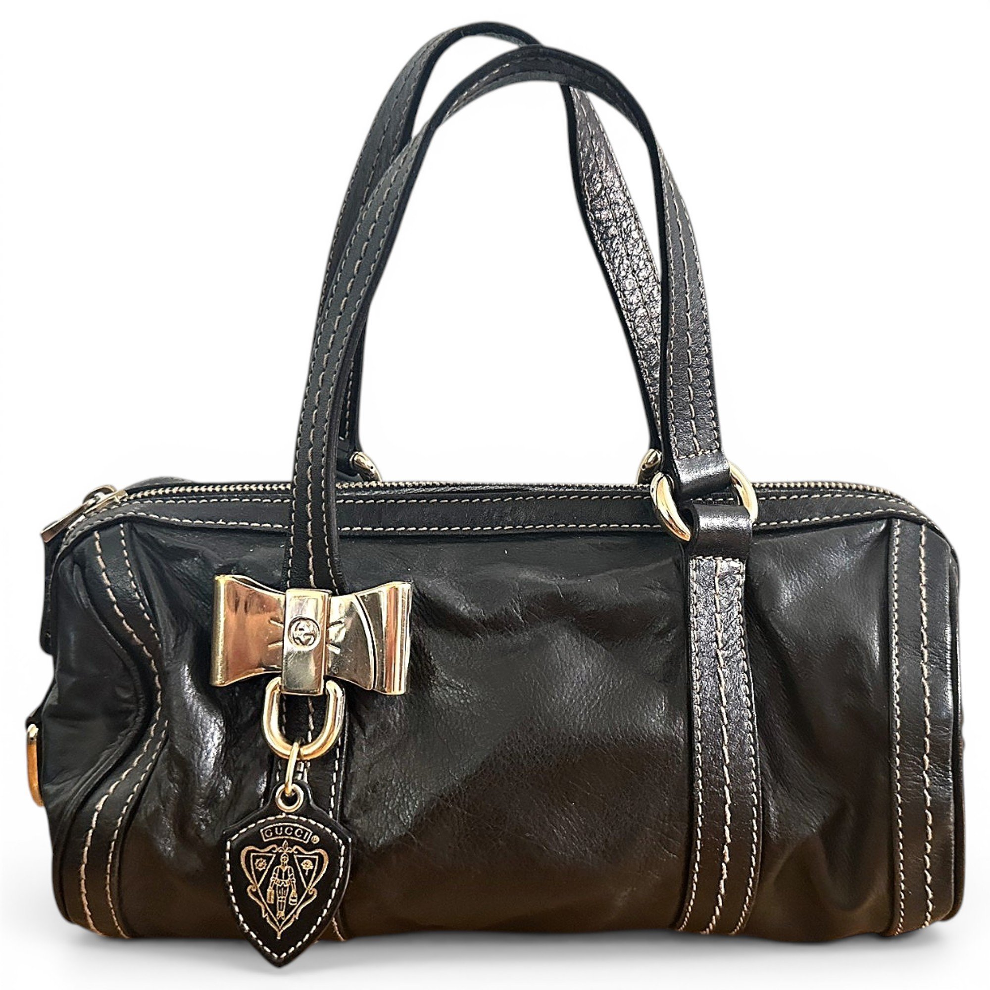 Leather satchel