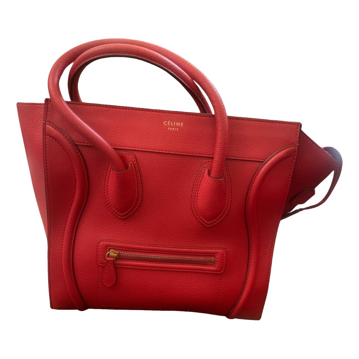 Luggage leather handbag