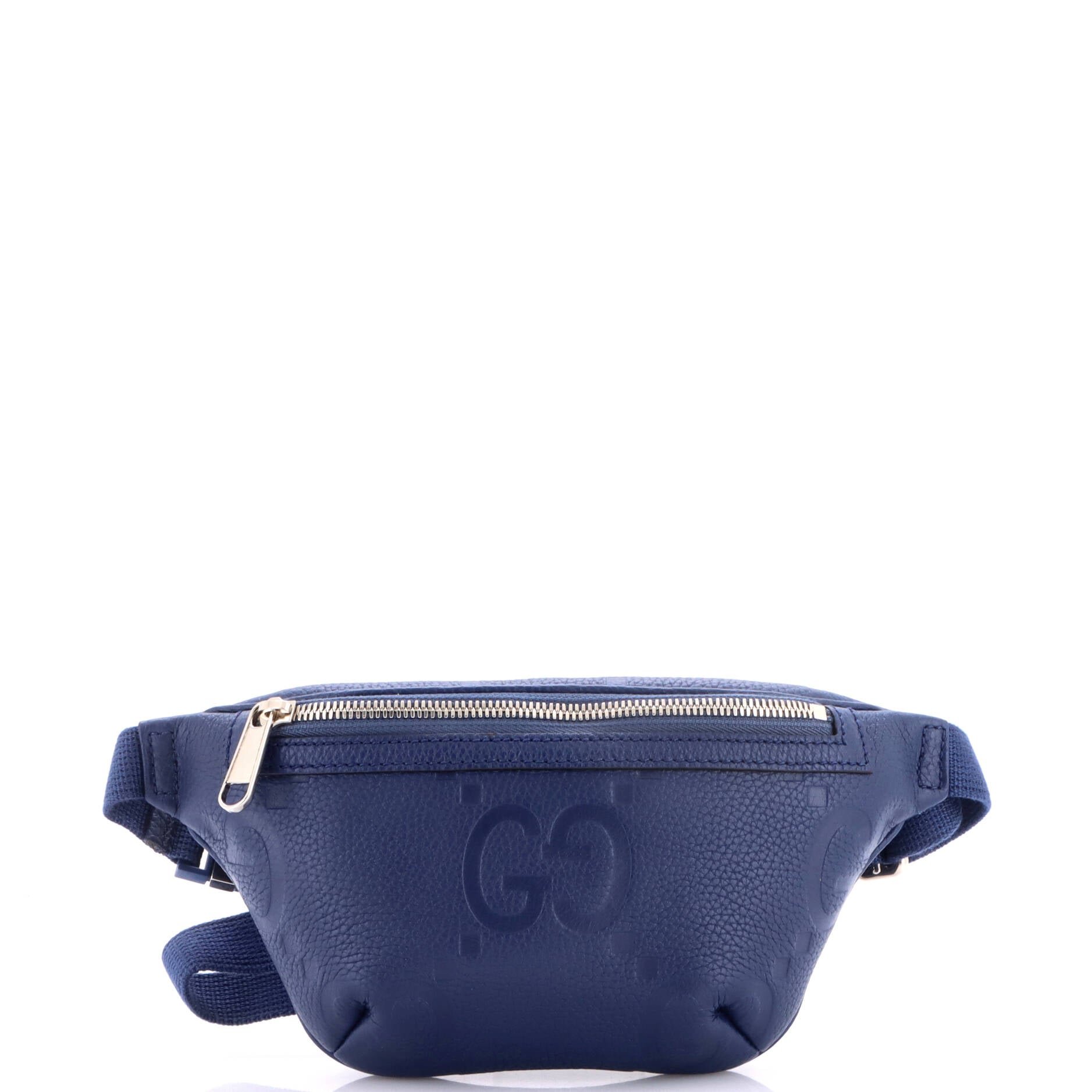 Belt Bag Jumbo GG Embossed Leather Small