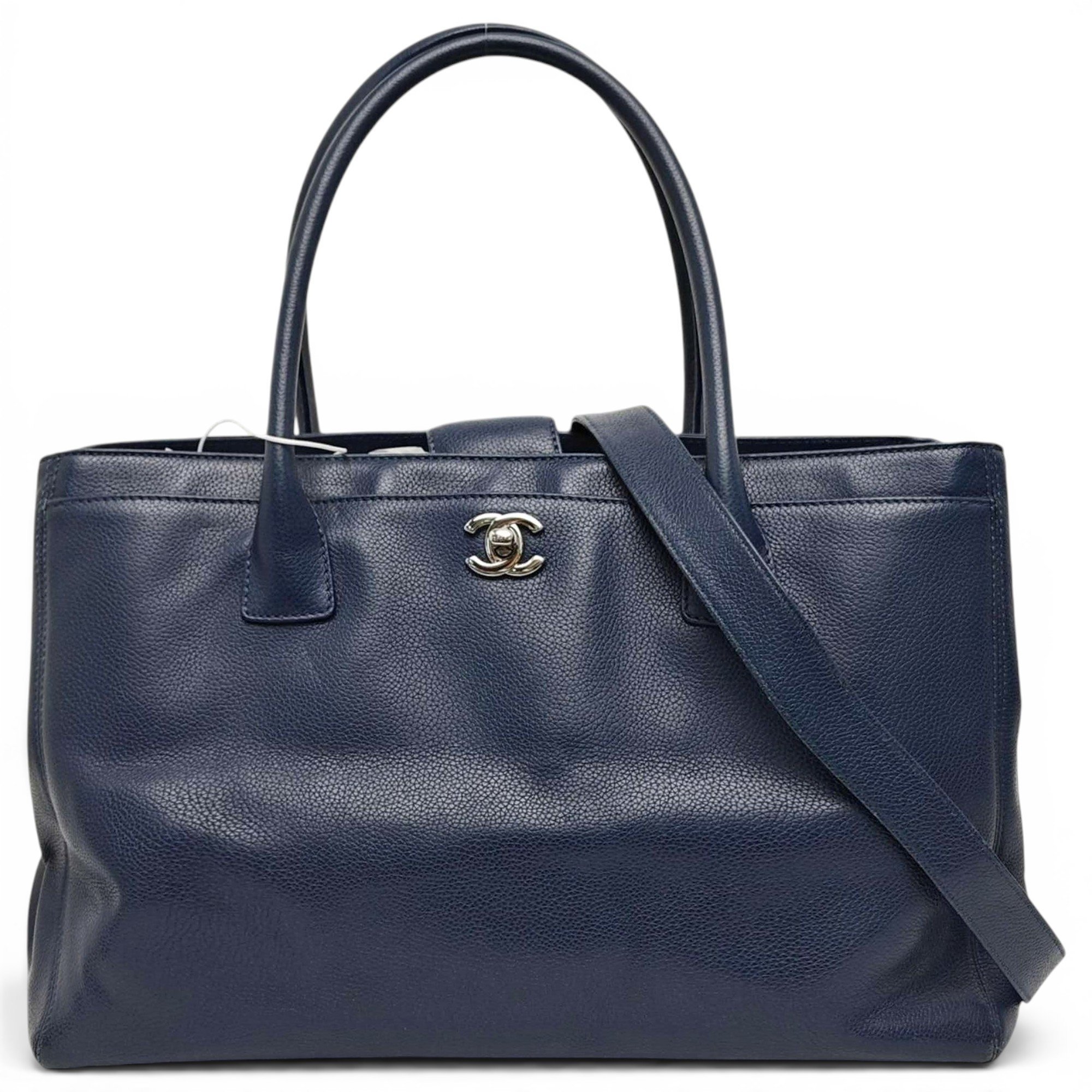 Executive leather tote