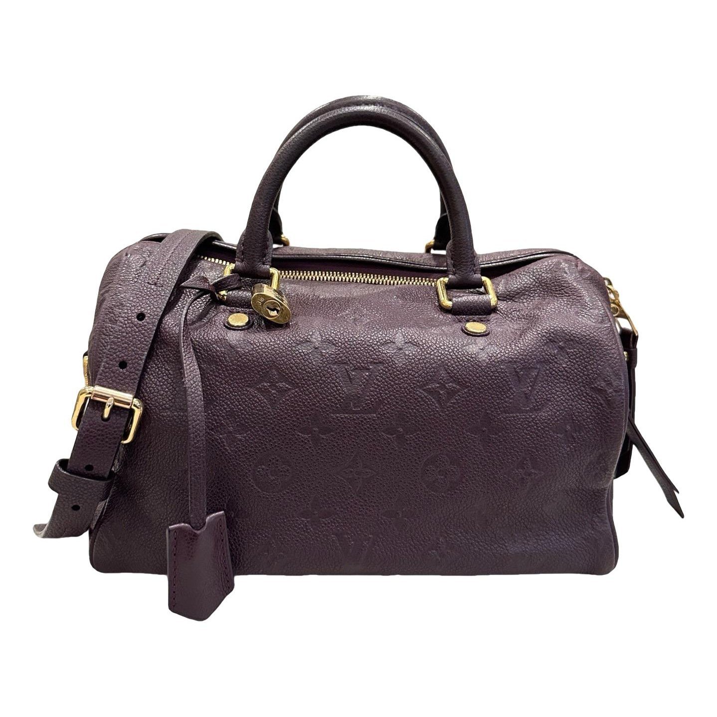 Speedy leather handbag