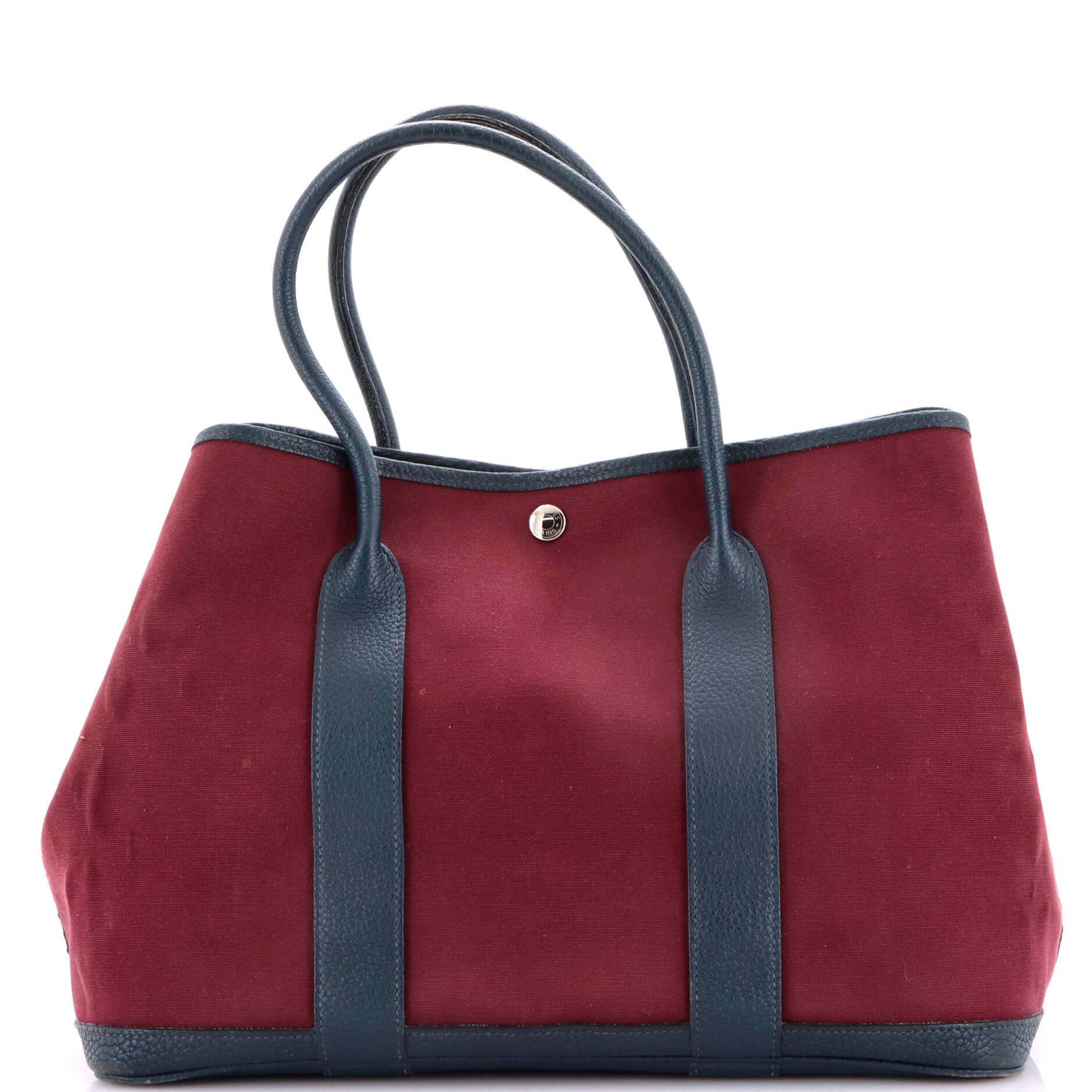 Hermes Garden Party Tote Toile and Leather 36
