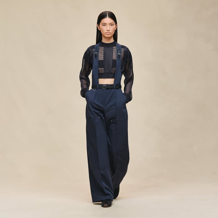 Bleu Noir Long-sleeve Sweater