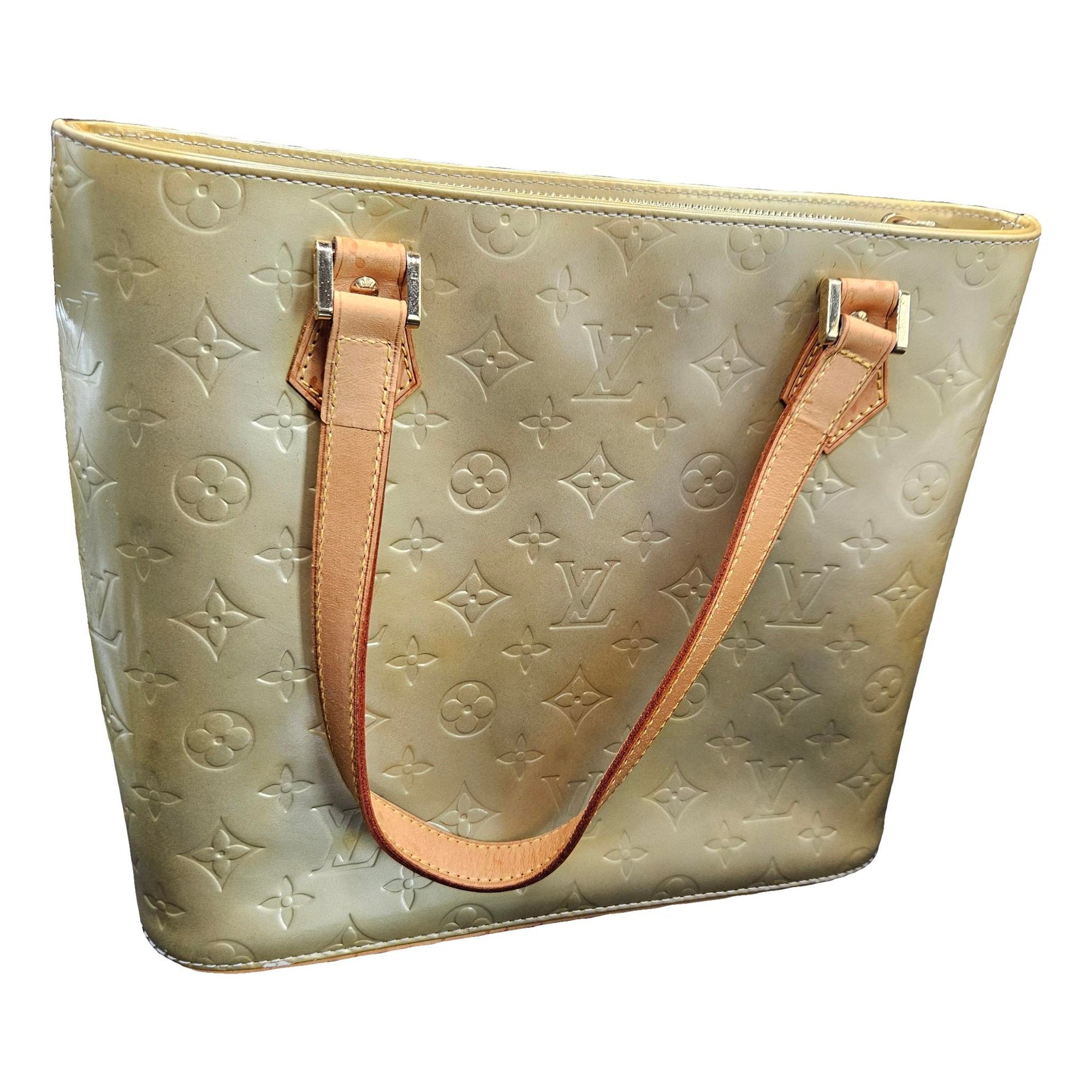 Houston patent leather handbag