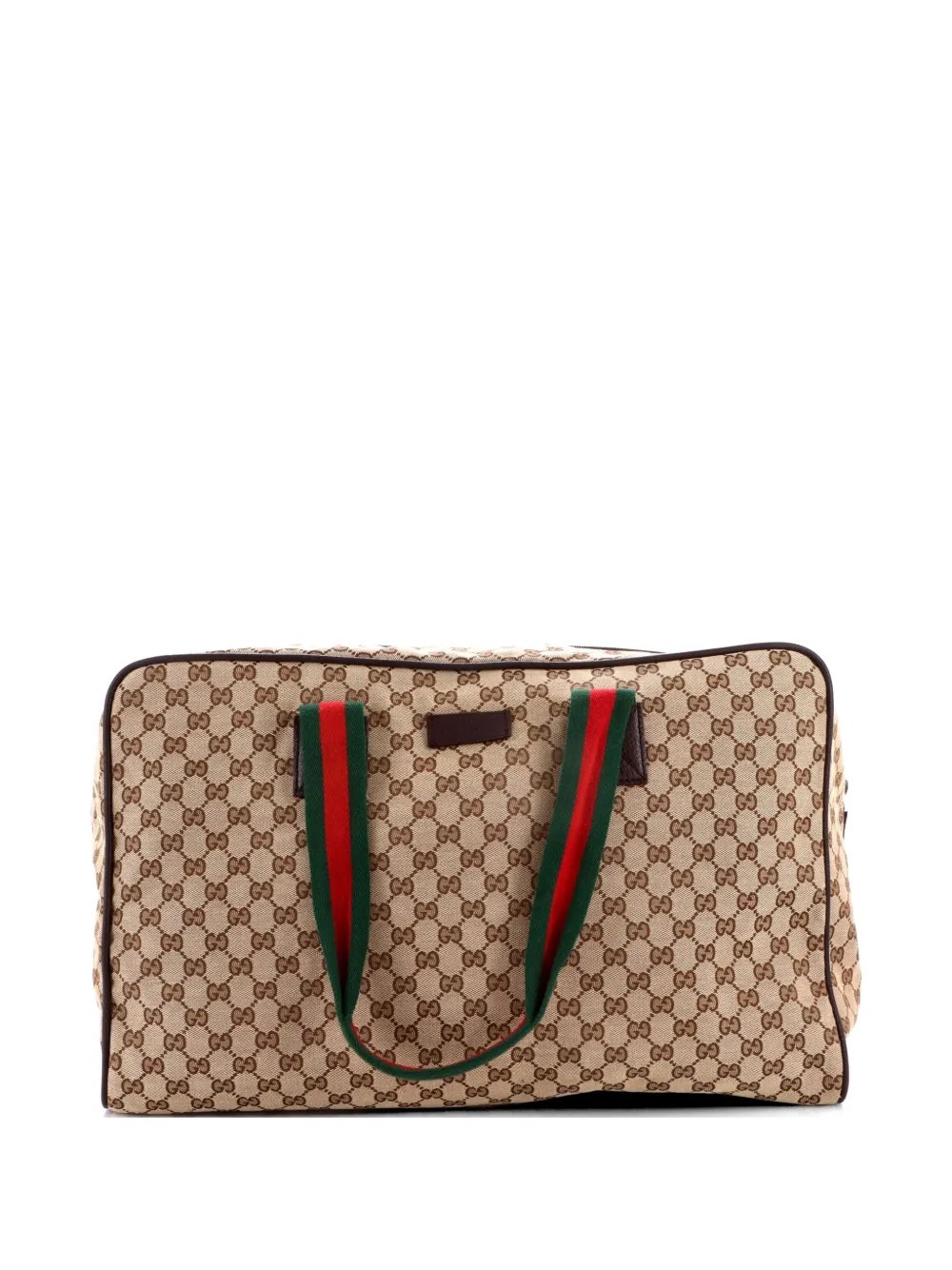 Web Carry On Duffle Bag GG Canvas Large travel bag