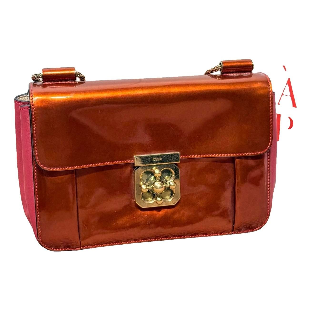 Elsie patent leather handbag