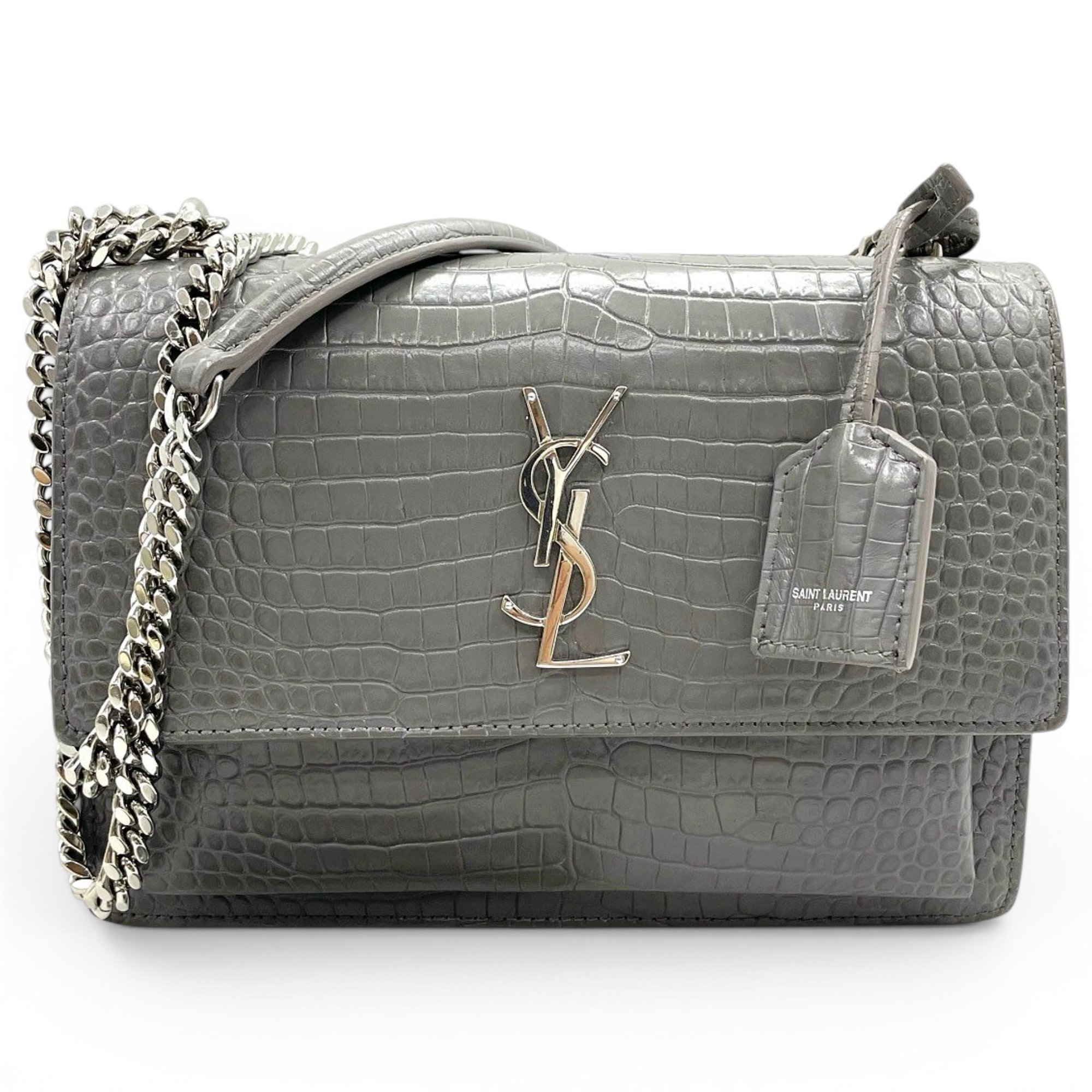 Sunset leather crossbody bag