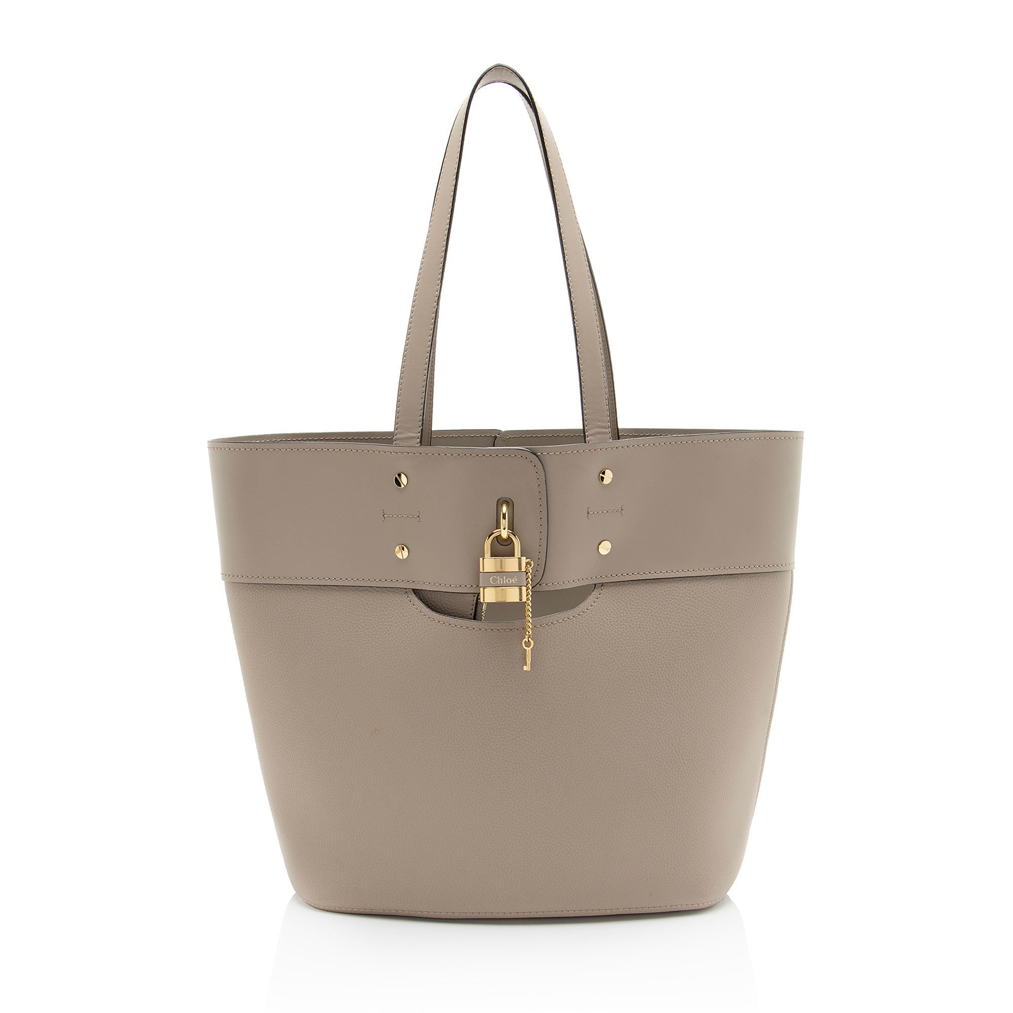 Leather tote