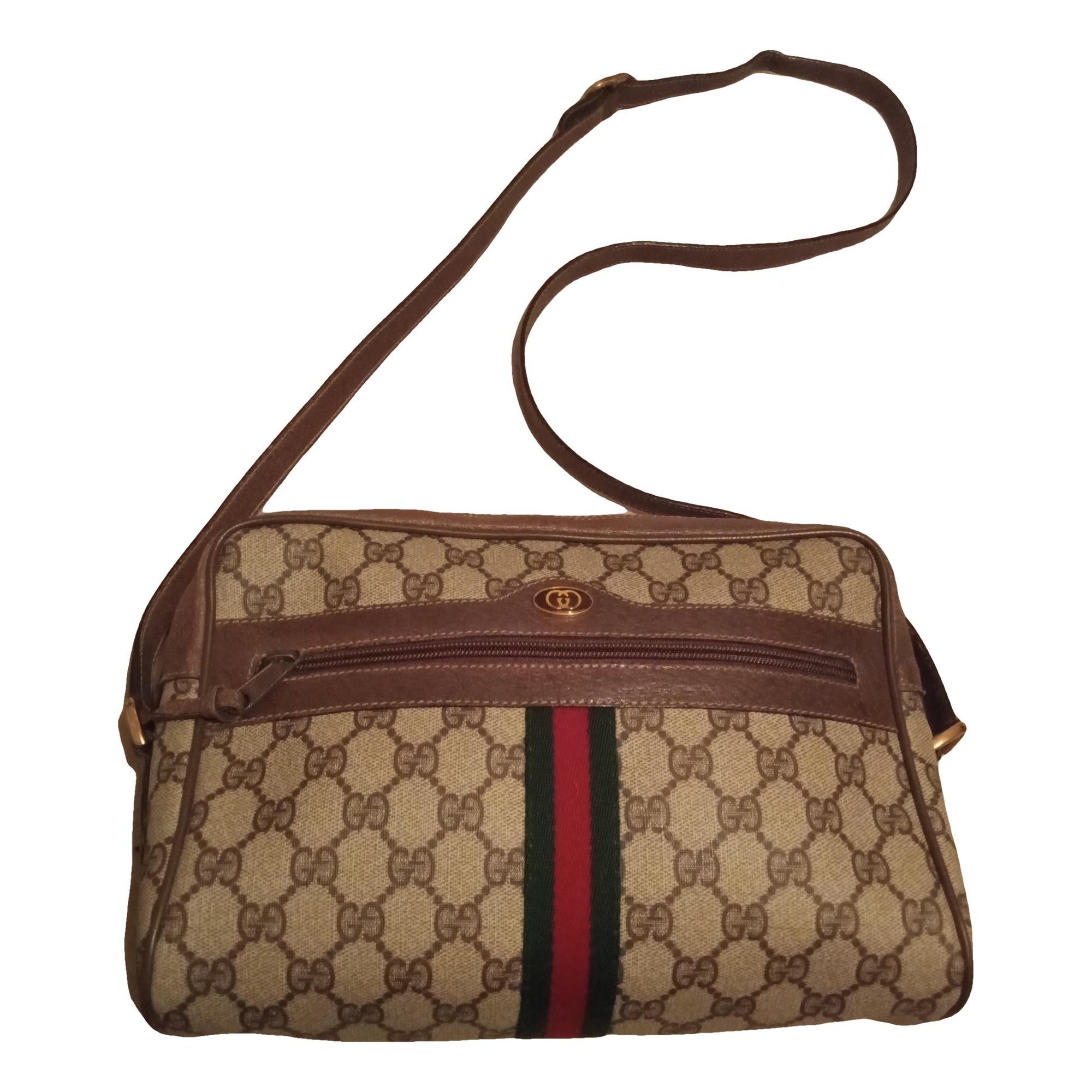 Ophidia leather crossbody bag