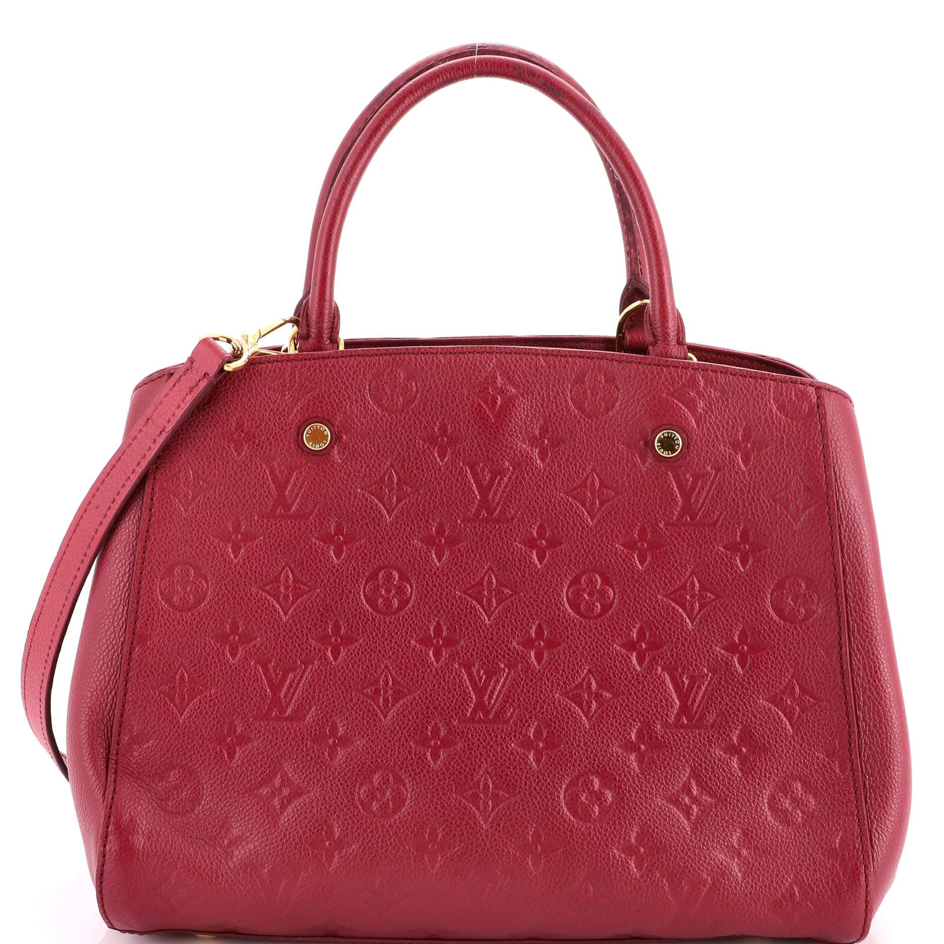 Montaigne Handbag Monogram Empreinte Leather MM