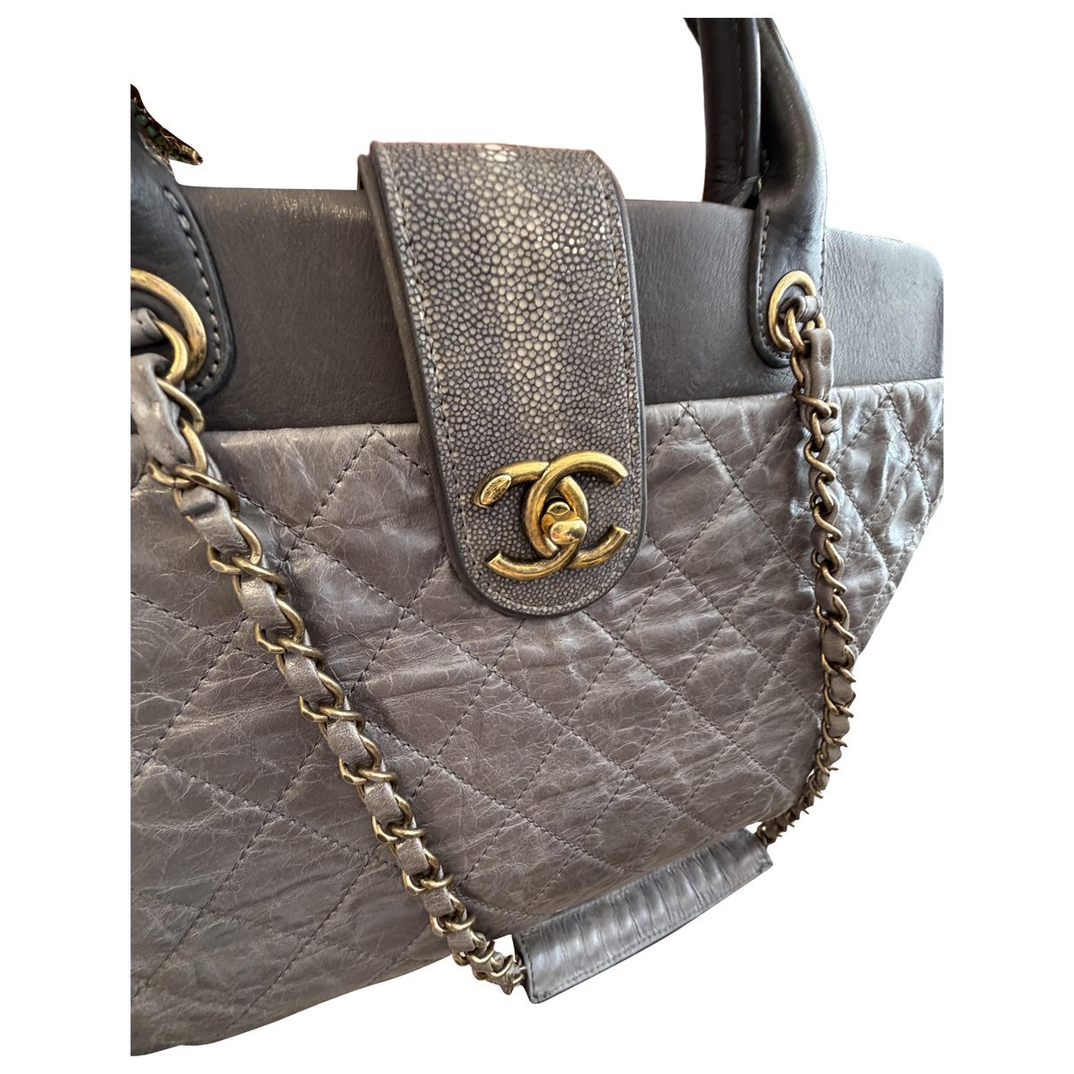Leather handbag