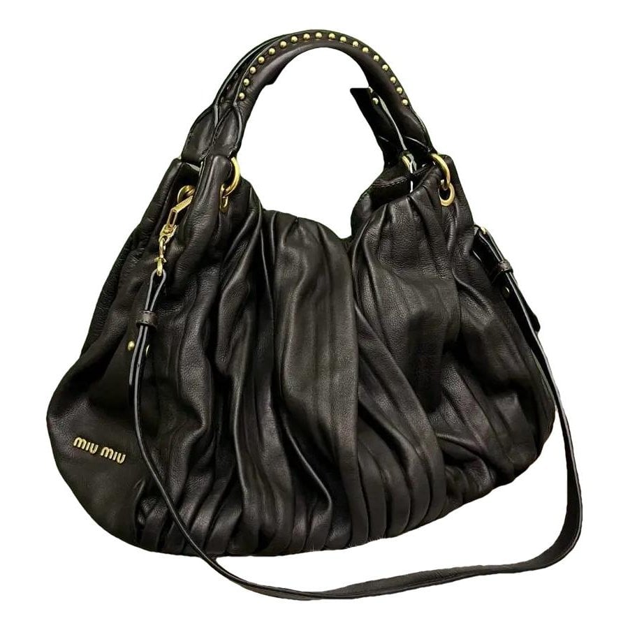 Miu Wander leather handbag