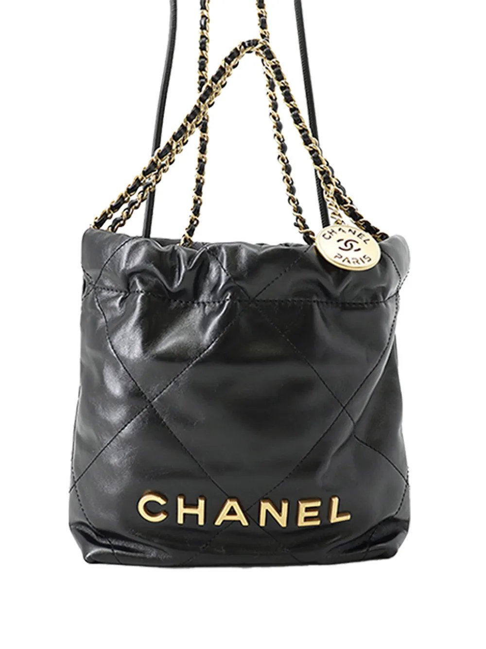 2021-2026 Mini Shiny Calfskin 22 Handbag satchel